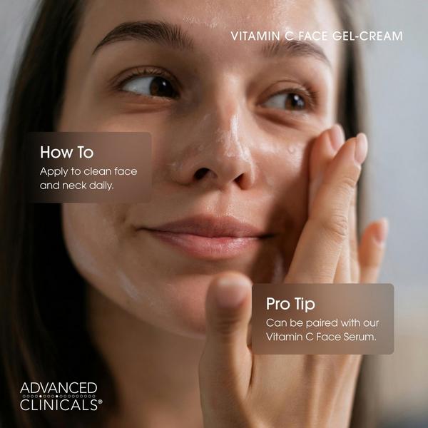 Advanced Clinicals Vitamin C Brightening Face Gel Cream #5