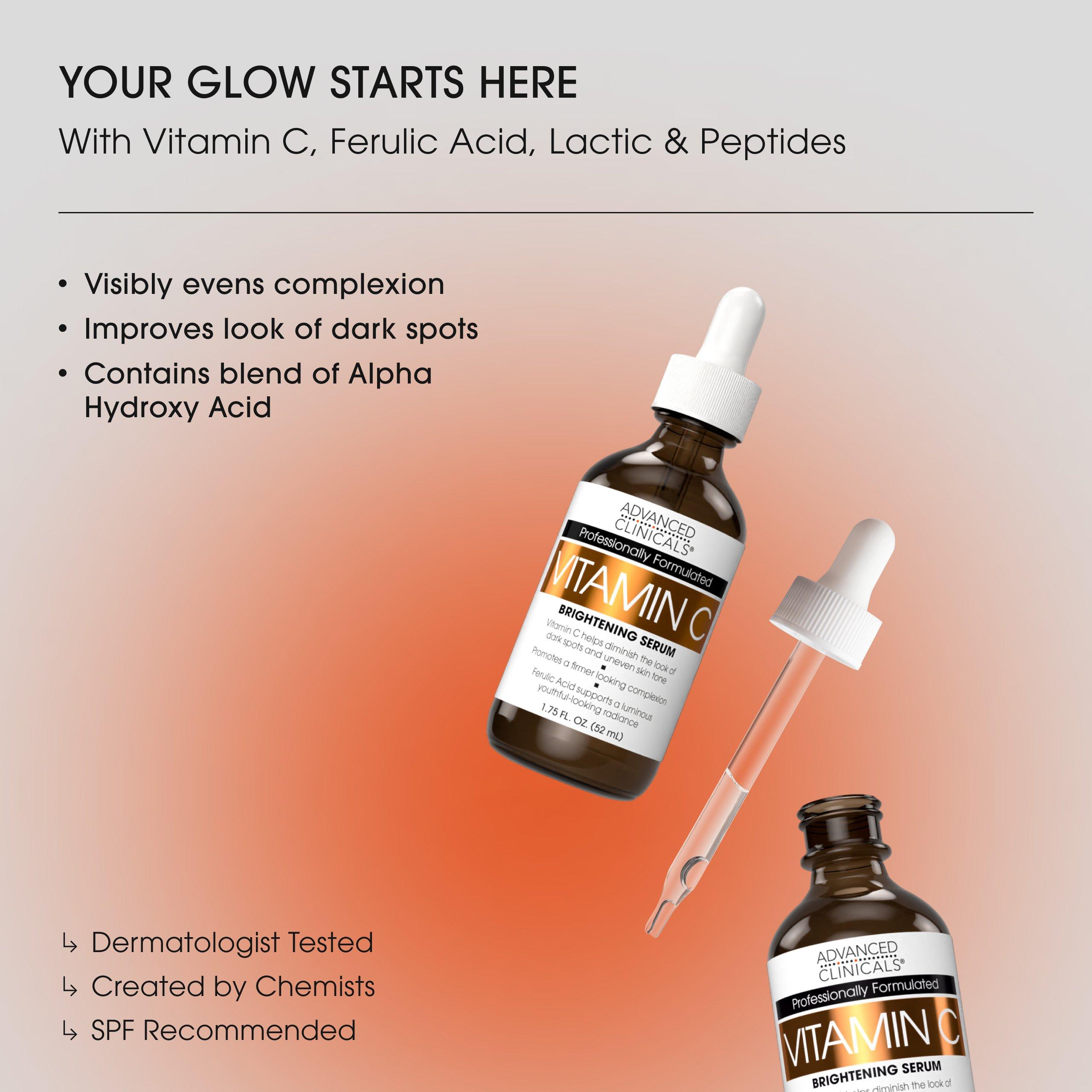 Advanced Clinicals Brightening Vitamin C Face Serum — фото 2