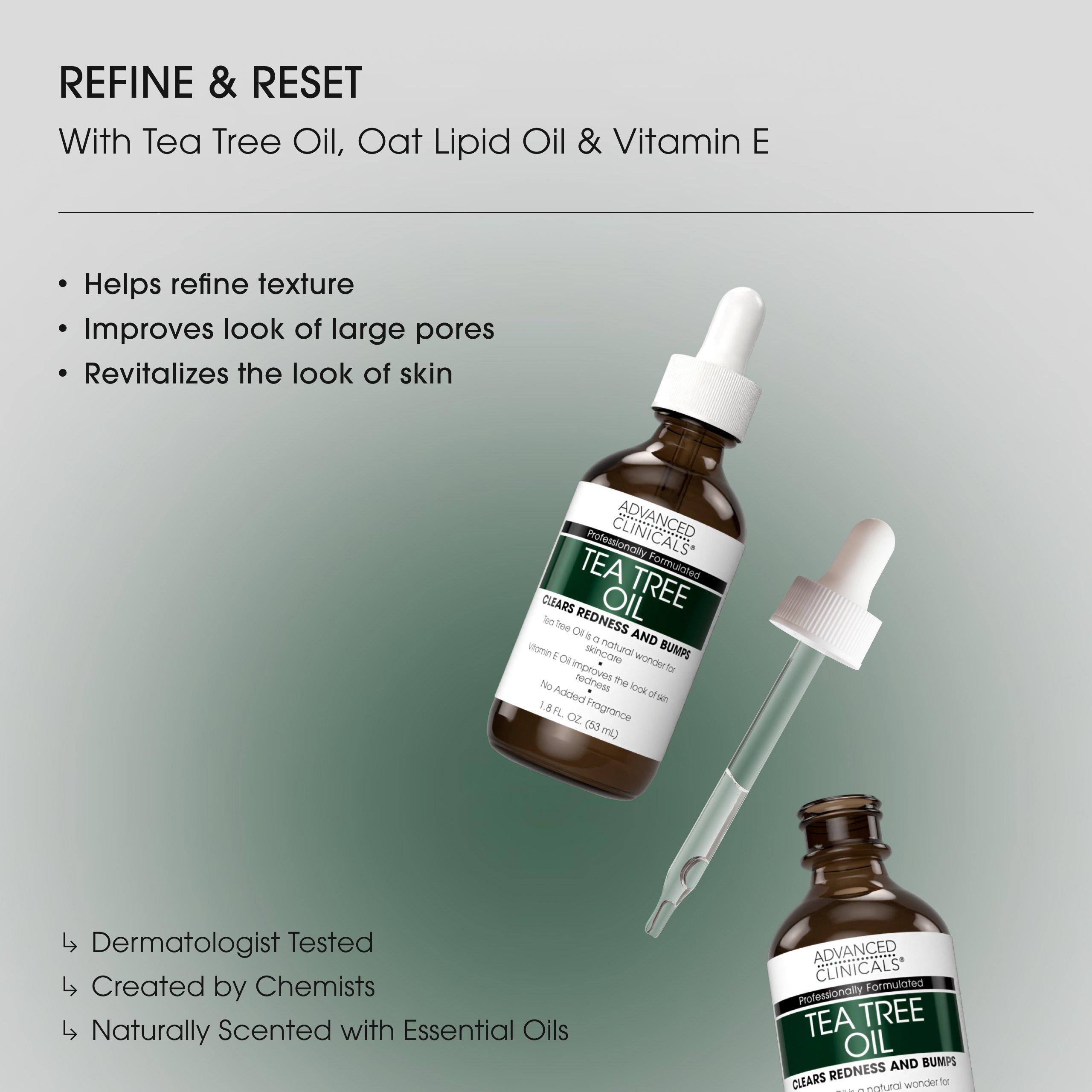 Advanced Clinicals Tea Tree Oil Face Serum — фото 2