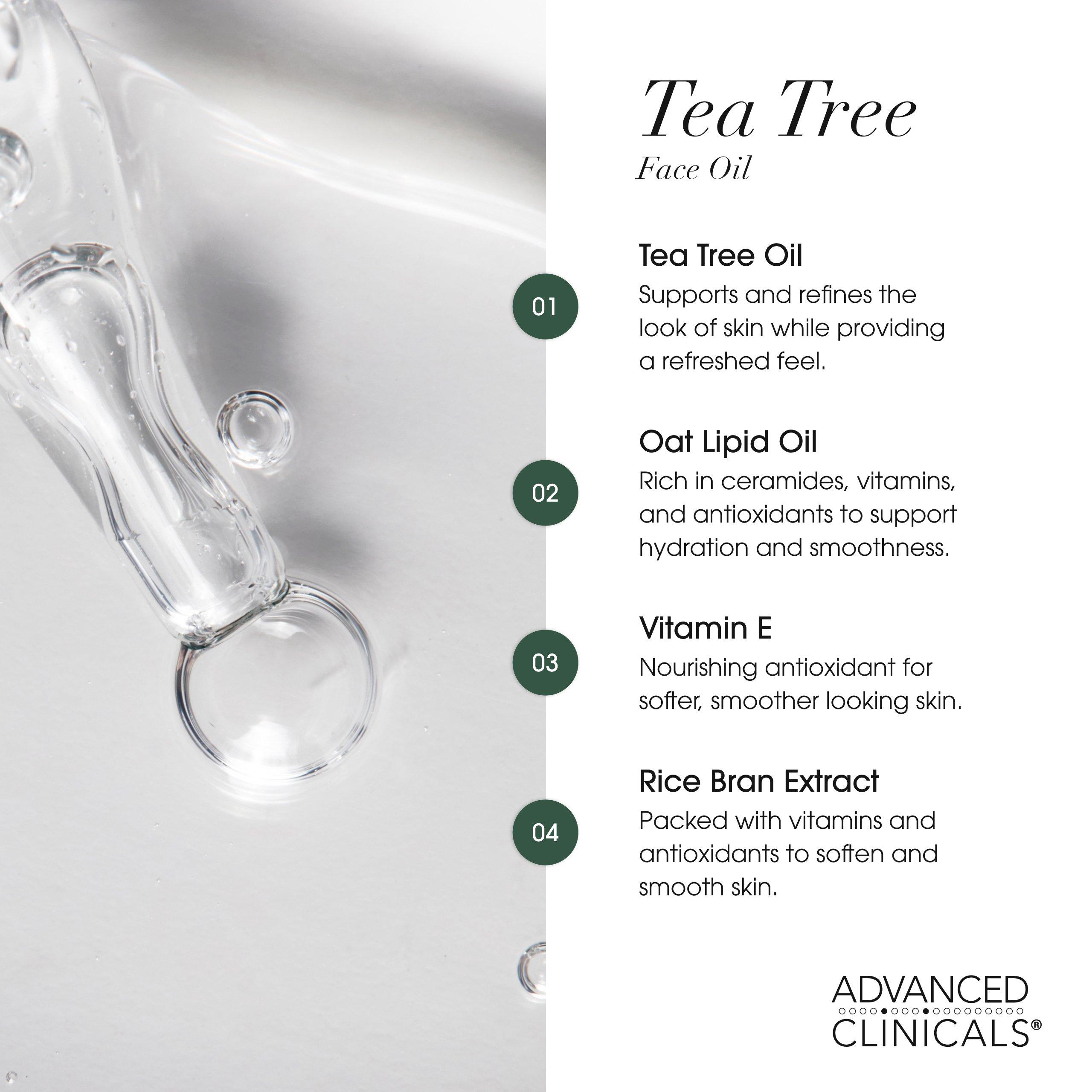 Advanced Clinicals Tea Tree Oil Face Serum — фото 4