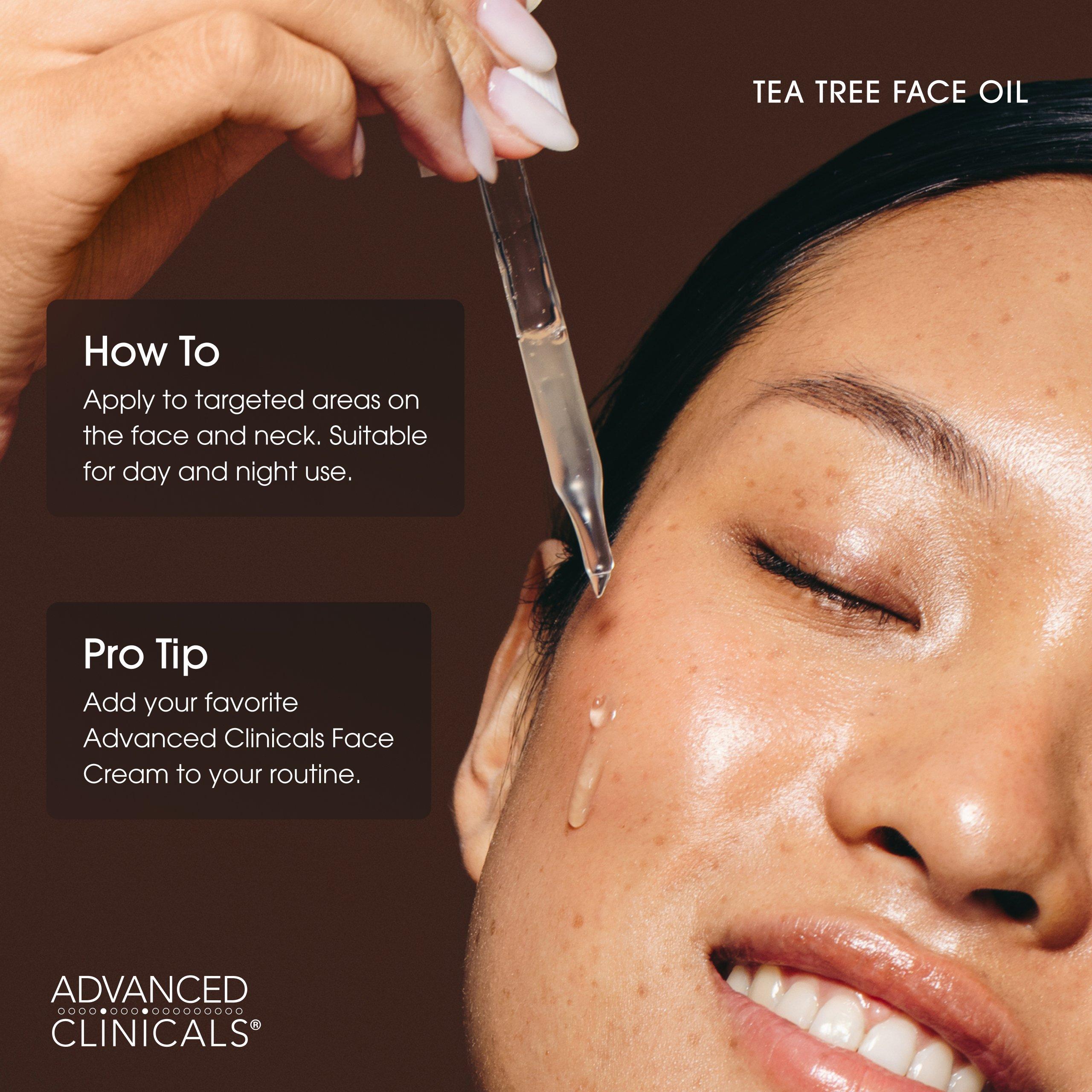 Advanced Clinicals Tea Tree Oil Face Serum — фото 5