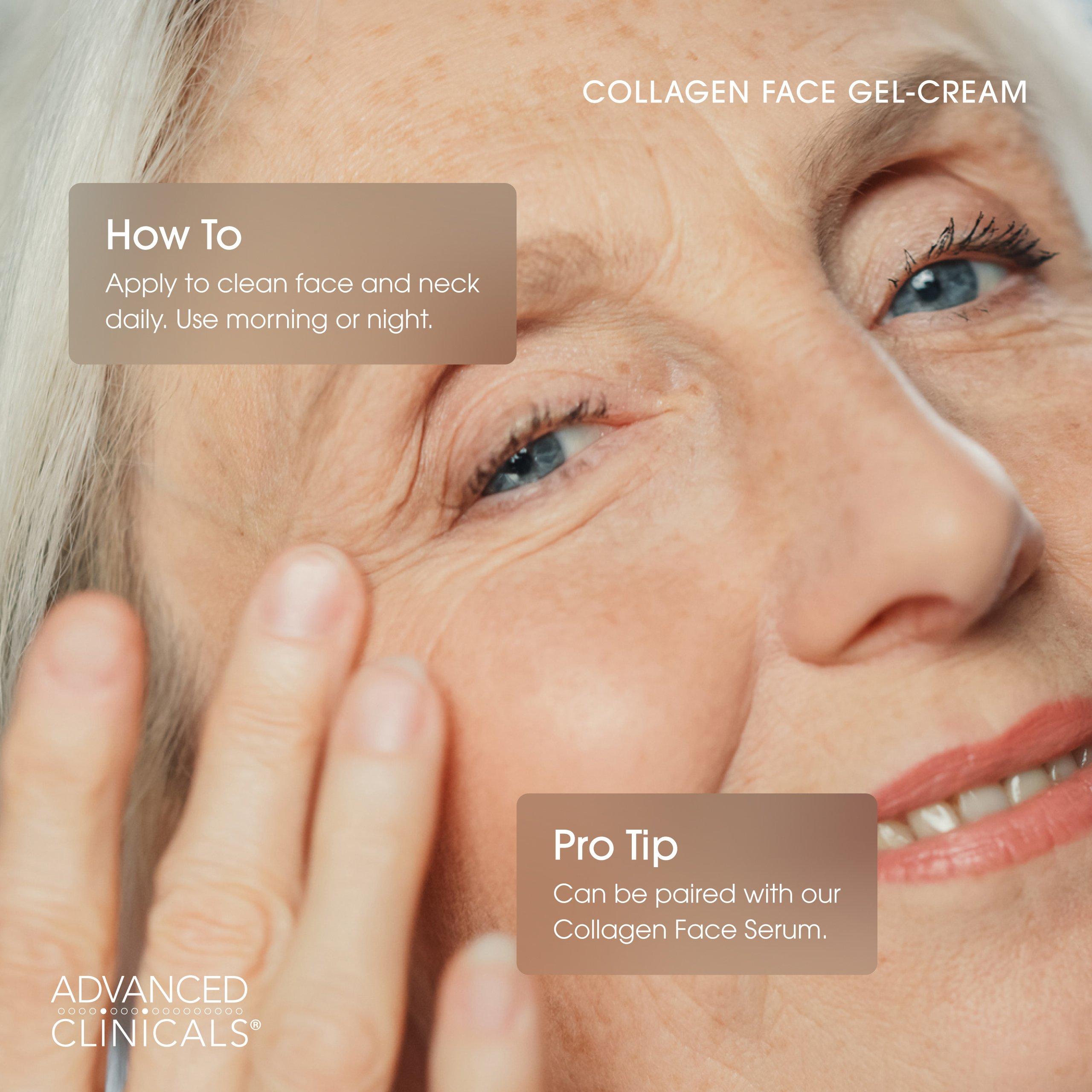 Гель-крем для лица Advanced Clinicals Collagen Multi Lift — фото 5