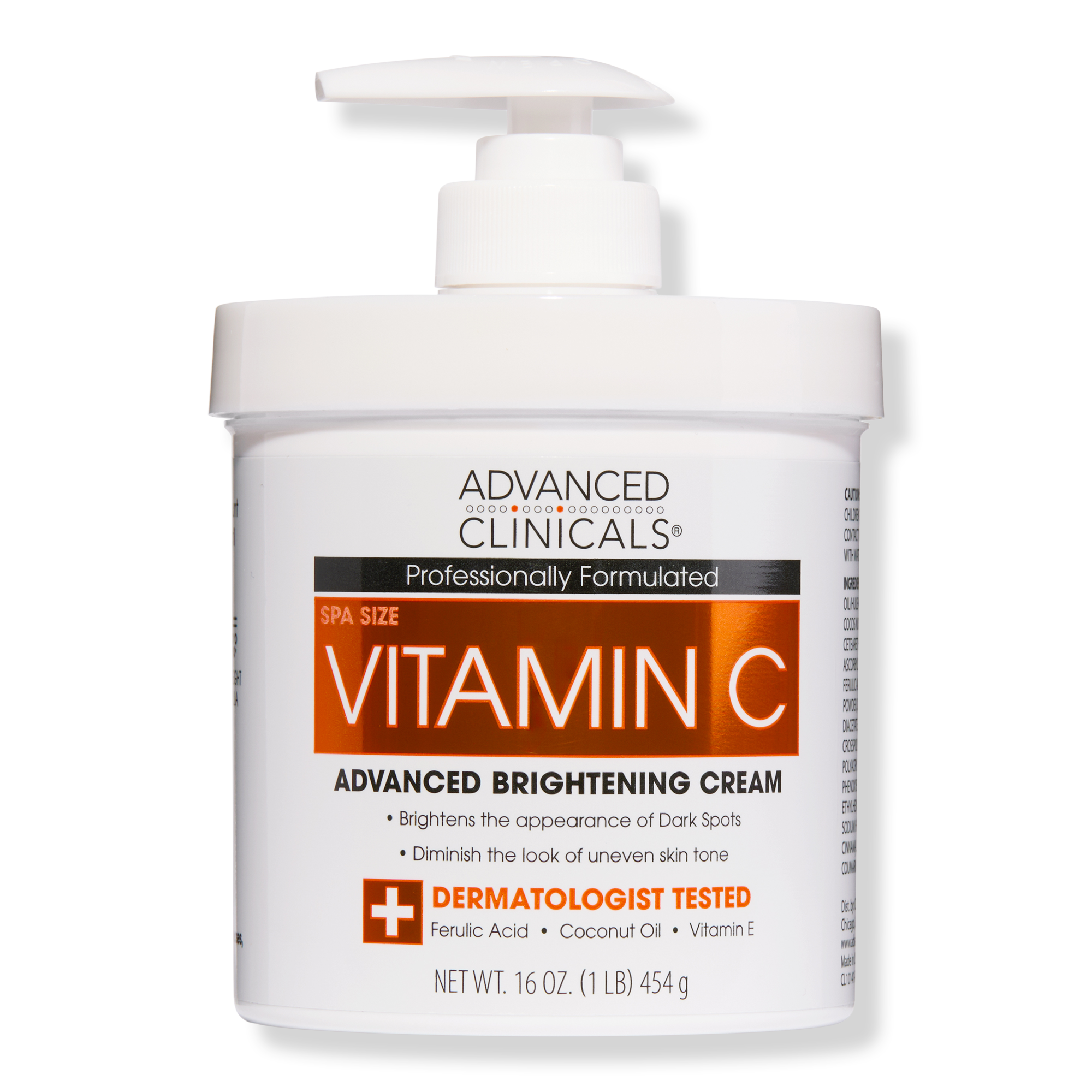 Осветляющий крем для тела с витамином C Advanced Clinicals