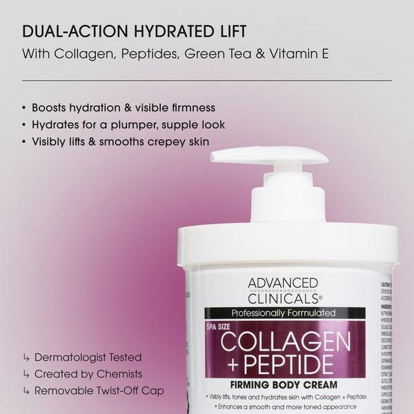 Advanced Clinicals Collagen + Peptide Firming Body Cream #3