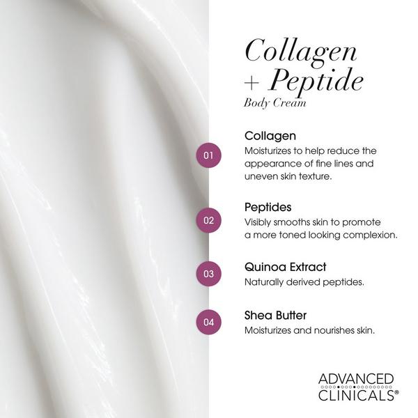 Advanced Clinicals Collagen + Peptide Firming Body Cream #5