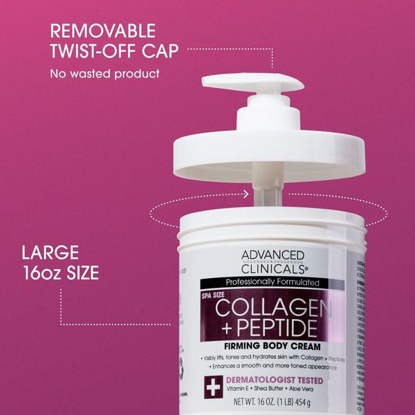Advanced Clinicals Collagen + Peptide Firming Body Cream #6