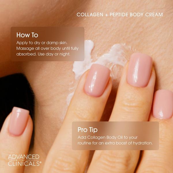 Advanced Clinicals Collagen + Peptide Firming Body Cream #8