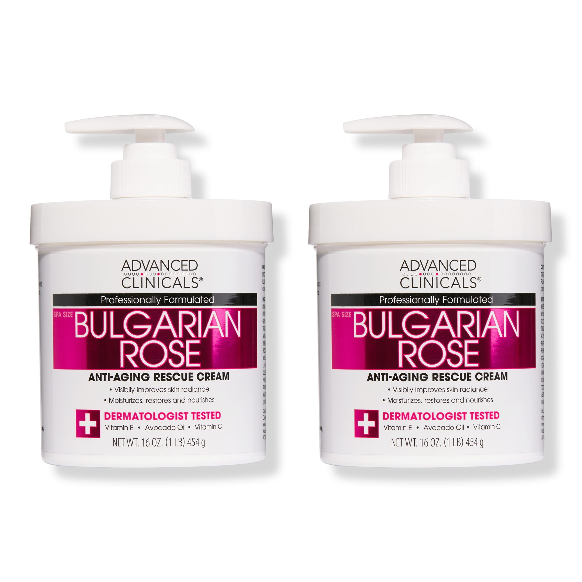 Advanced Clinicals Bulgarian Rose Anti Aging Body Cream #1