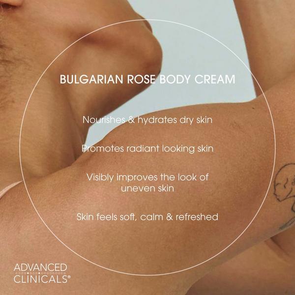 Advanced Clinicals Bulgarian Rose Anti Aging Body Cream #4
