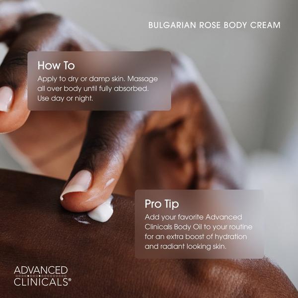 Advanced Clinicals Bulgarian Rose Anti Aging Body Cream #8