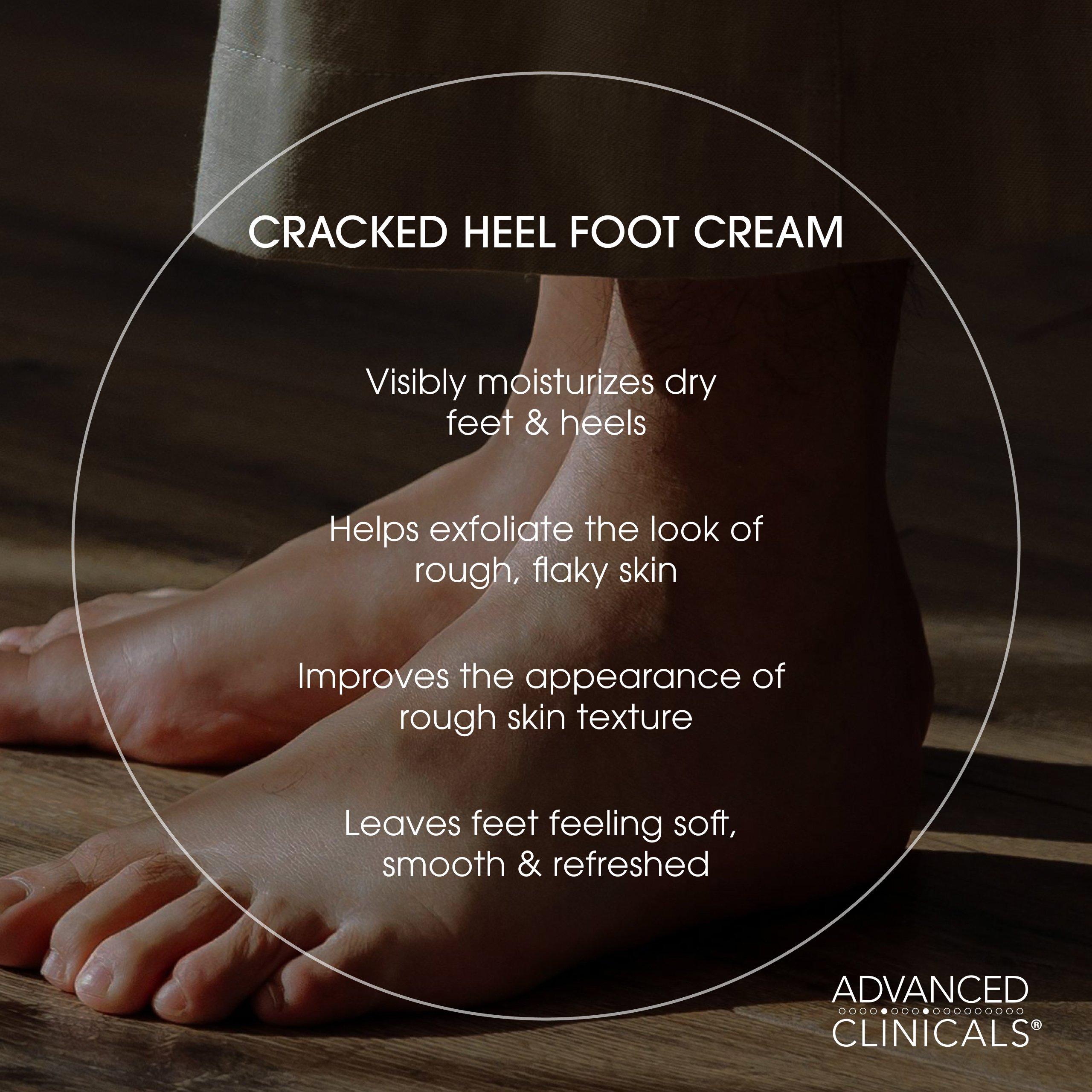 Advanced Clinicals Cracked Heel Rough Spot Foot Cream — фото 3