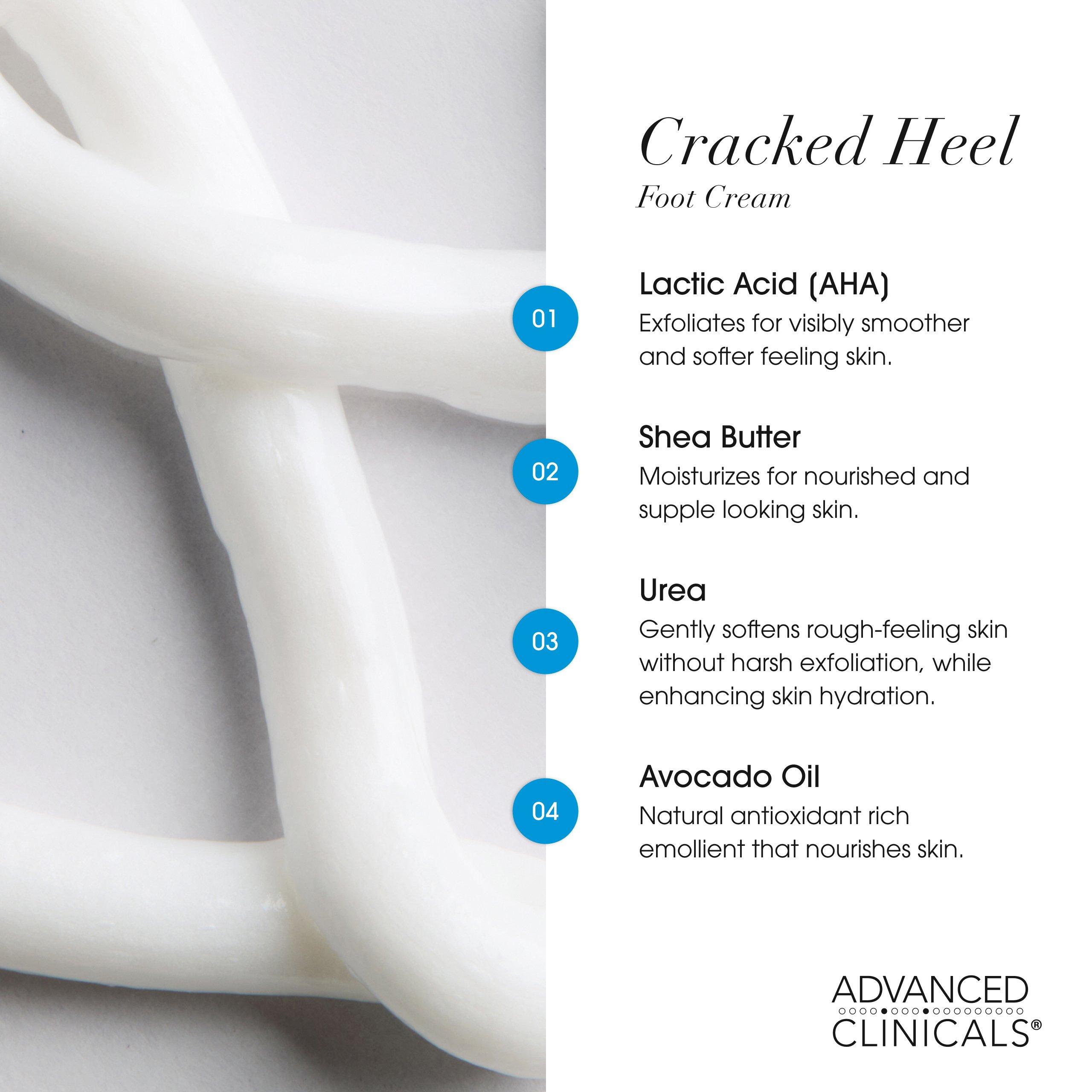 Advanced Clinicals Cracked Heel Rough Spot Foot Cream — фото 4