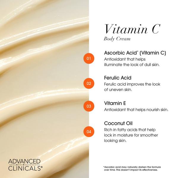 Advanced Clinicals Vitamin C Advanced Brightening Body Cream #4