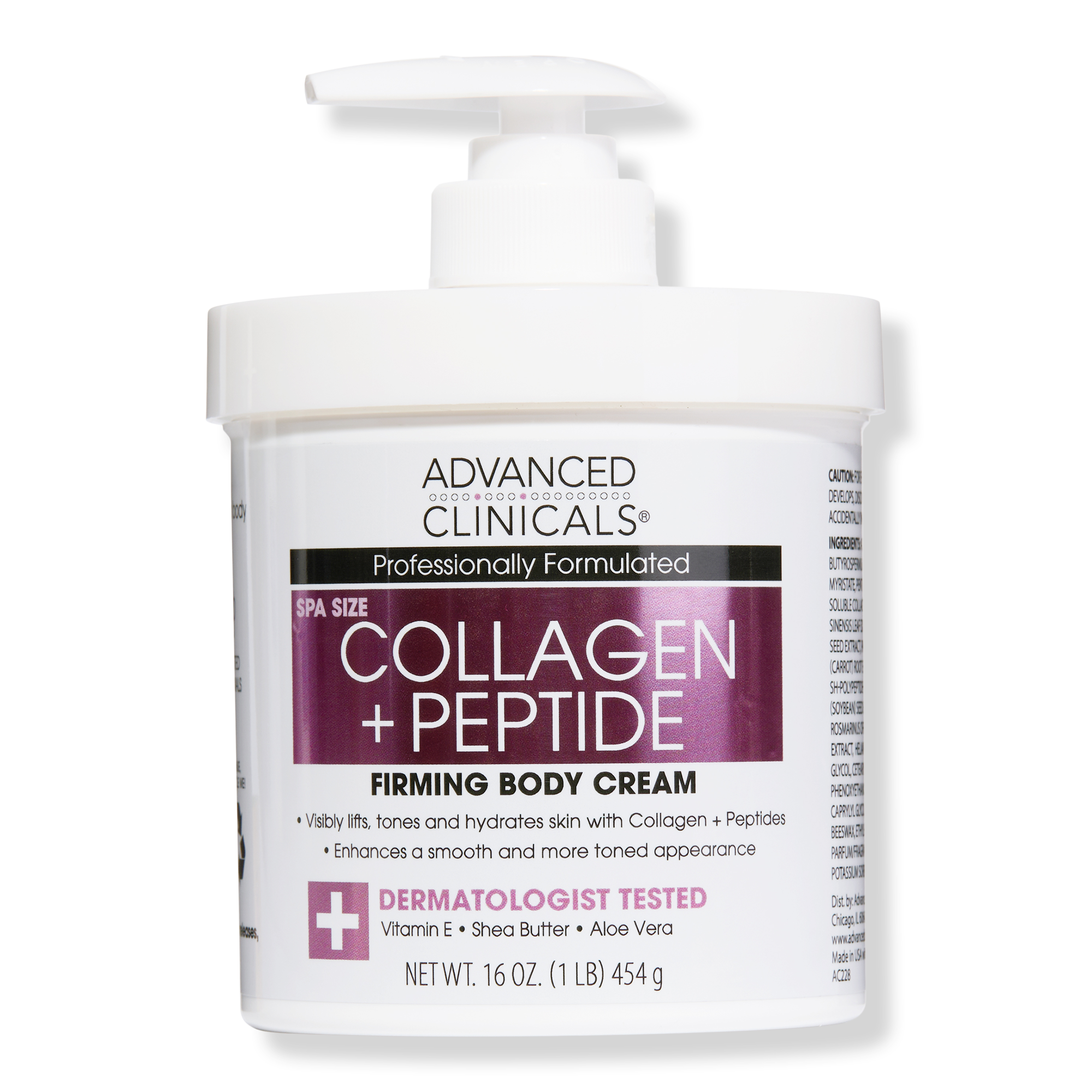 Advanced Clinicals Collagen + Peptide Firming Body Cream #1