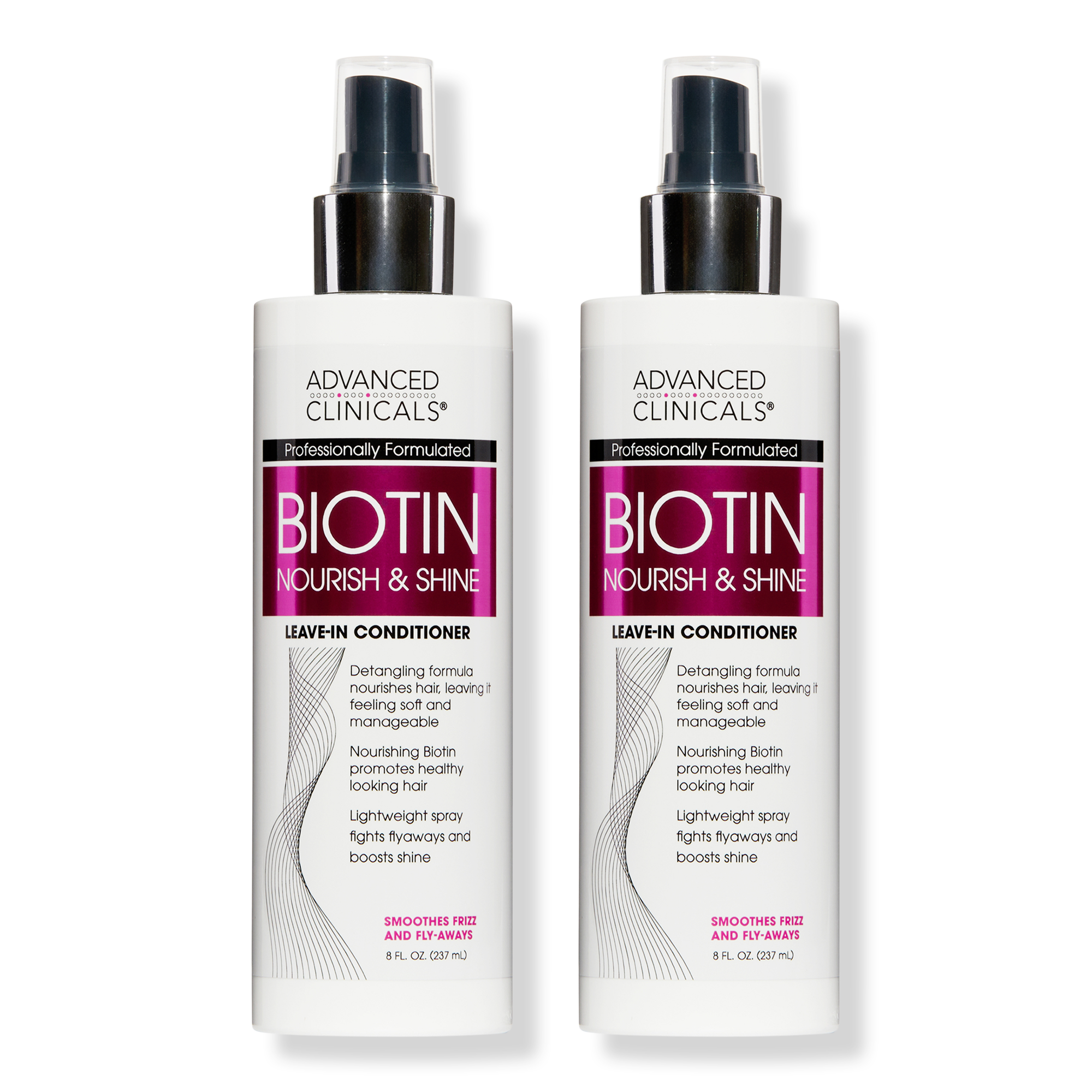 Advanced Clinicals Biotin Nourish & Shine Leave In Hair Conditioner — фото 1