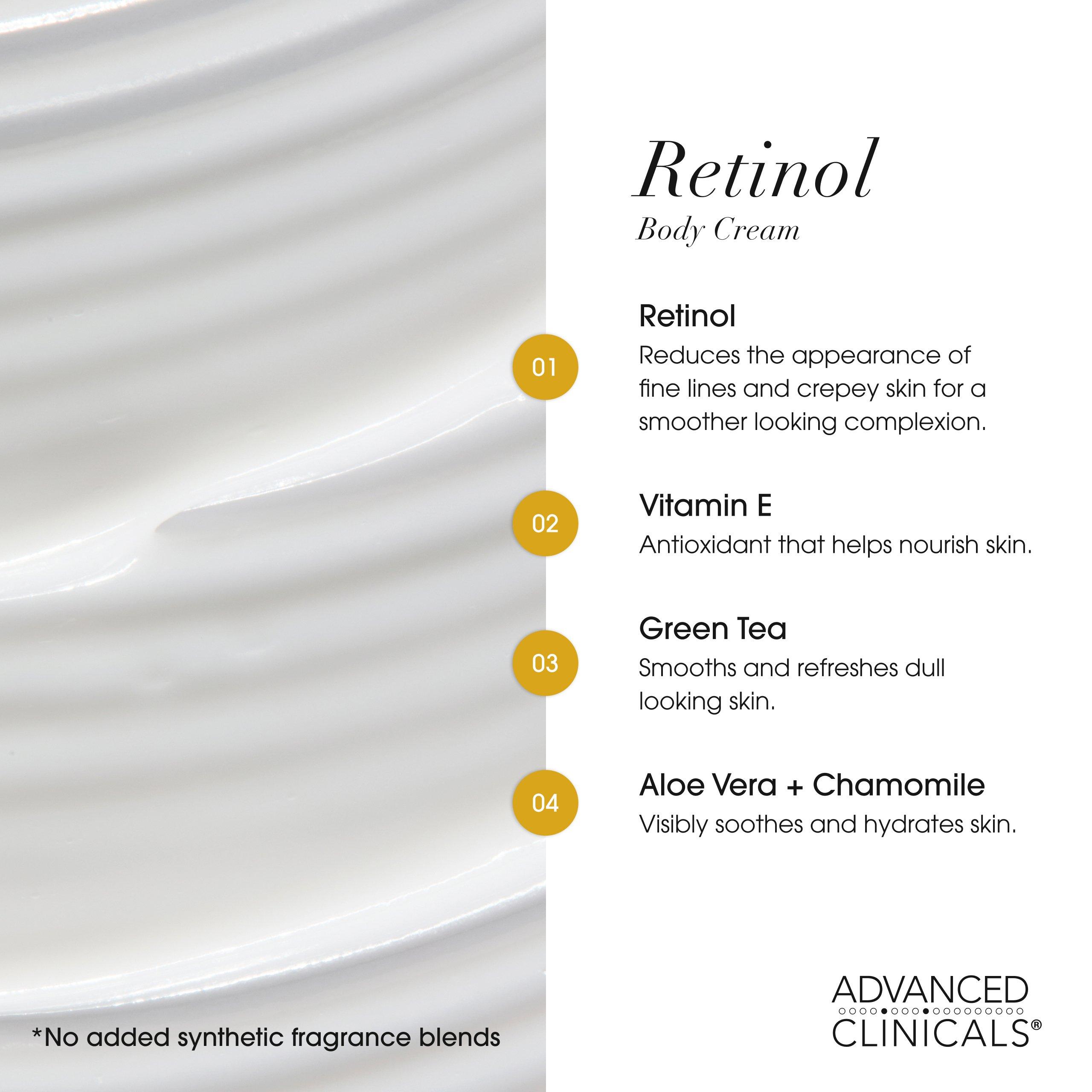 Укрепляющий крем для тела Advanced Clinicals Retinol — фото 5