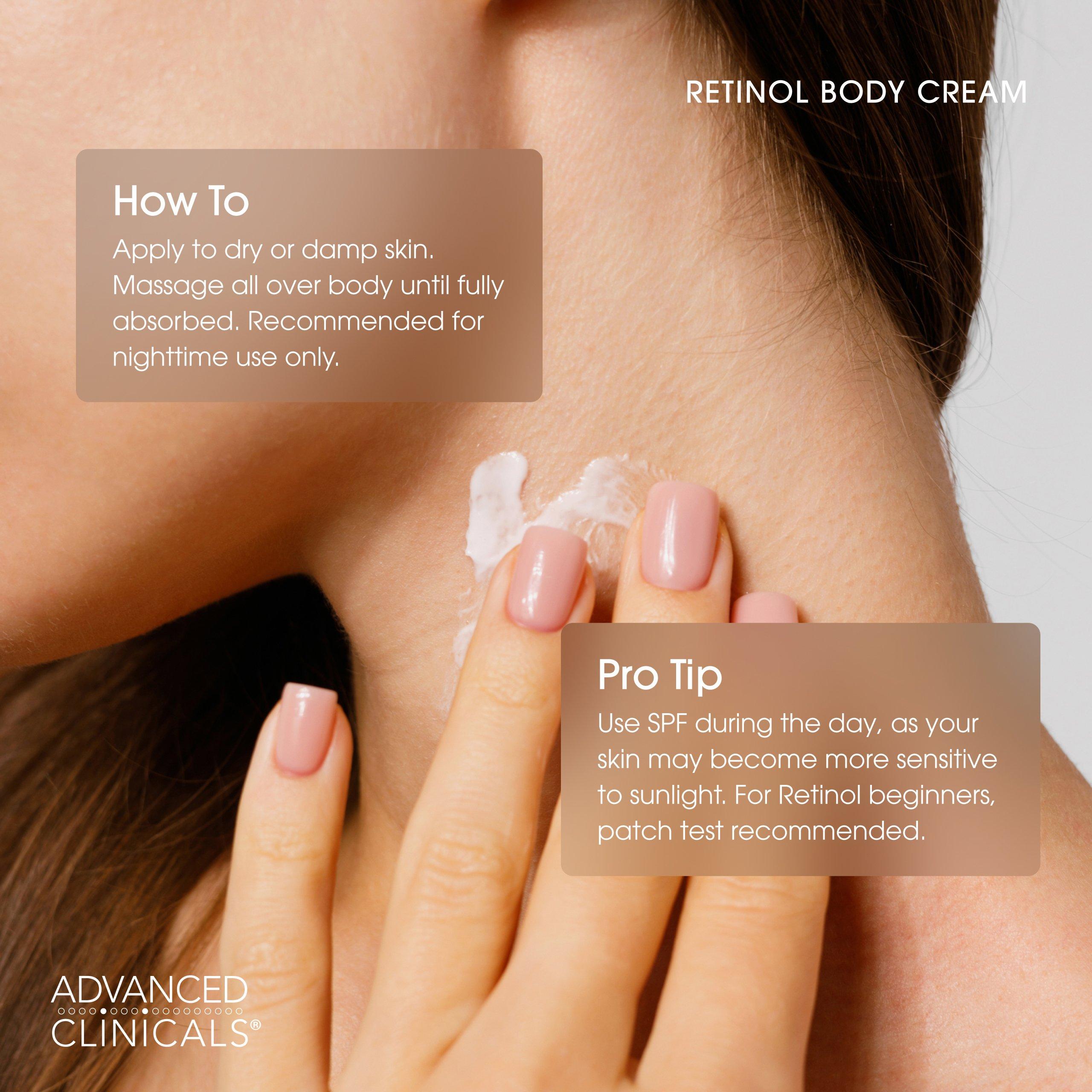Укрепляющий крем для тела Advanced Clinicals Retinol — фото 8