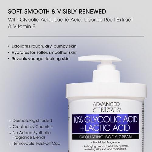 Advanced Clinicals - 2-Pack (32 Ounce) 10% Glycolic Acid + Lactic