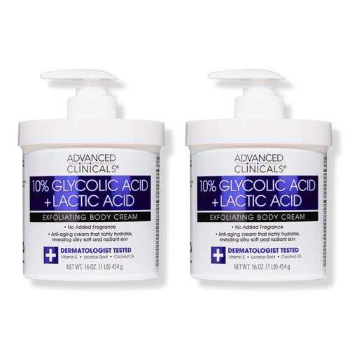 Advanced Clinicals - 2-Pack (32 Ounce) 10% Glycolic Acid + Lactic