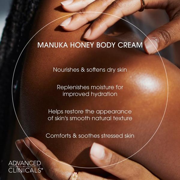 Advanced Clinicals Manuka Honey Restore + Hydrate Body Cream #4
