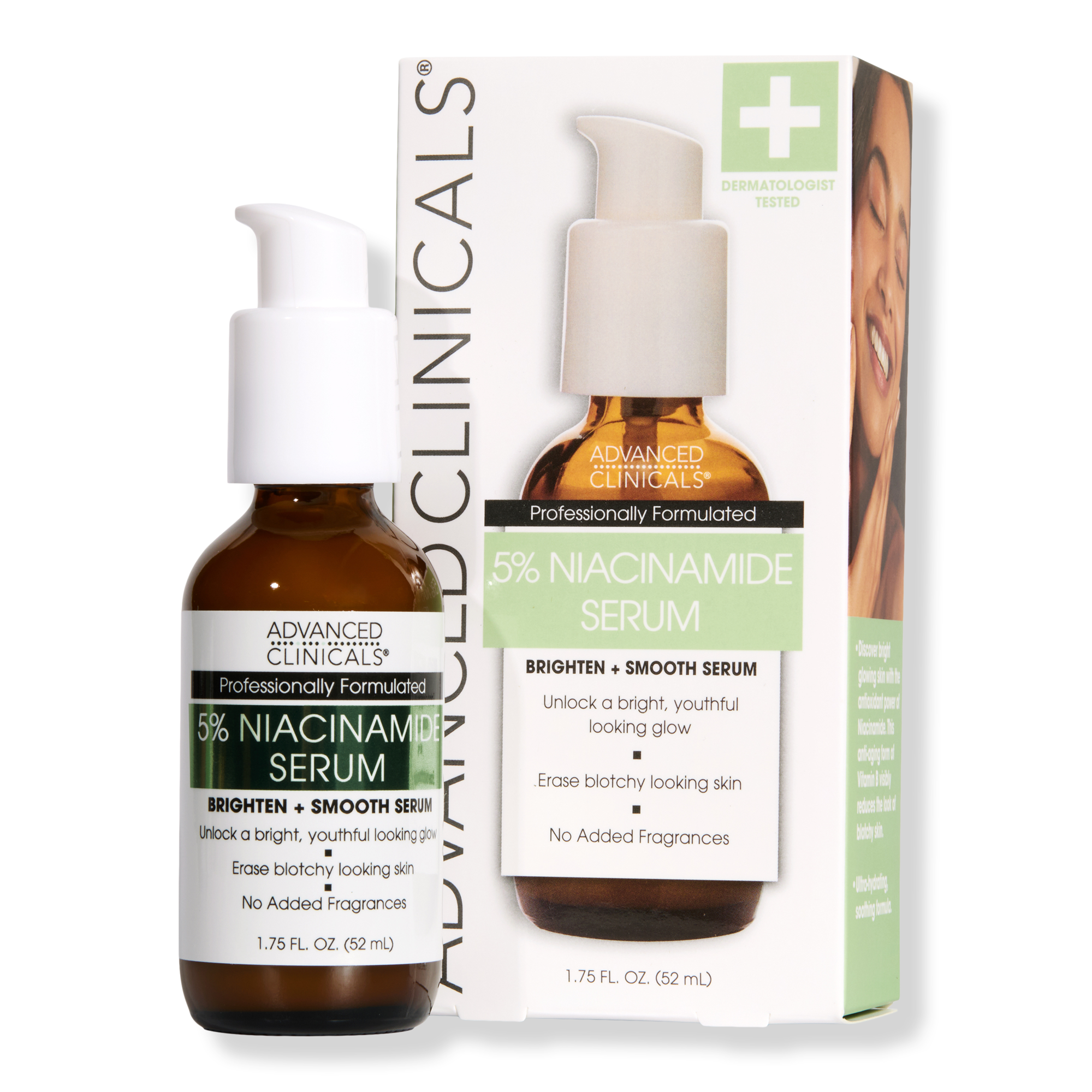 Advanced Clinicals 5% Niacinamide Brighten + Smooth Face Serum #1