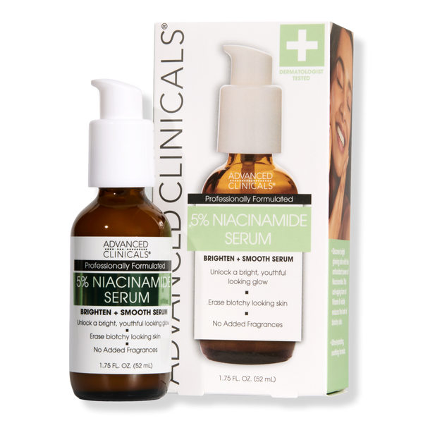 Advanced Clinicals 5% Niacinamide Brighten + Smooth Face Serum #1