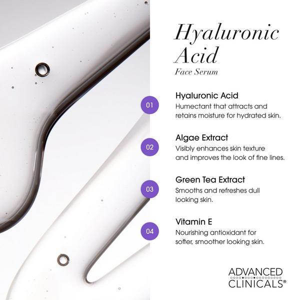 Advanced Clinicals Hyaluronic Acid Face Serum #4