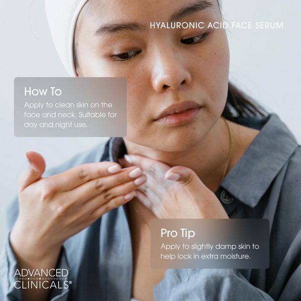 Advanced Clinicals Hyaluronic Acid Face Serum #5