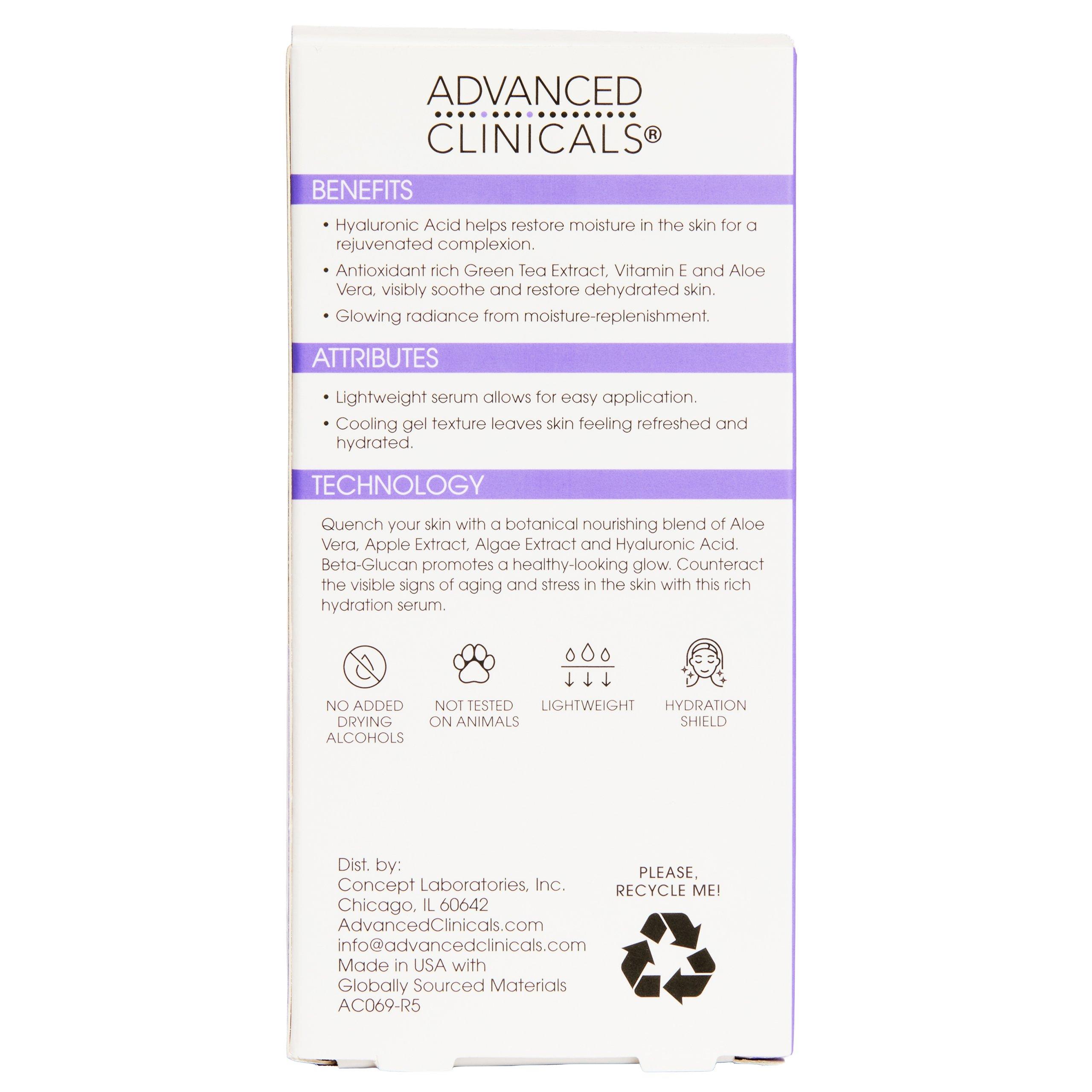 Advanced Clinicals Hyaluronic Acid Face Serum — фото 8
