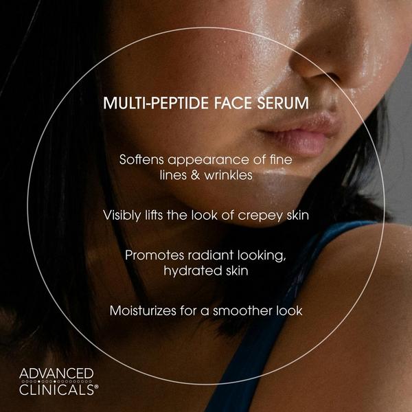 Advanced Clinicals Anti Wrinkle Multi Peptide Face Serum #3