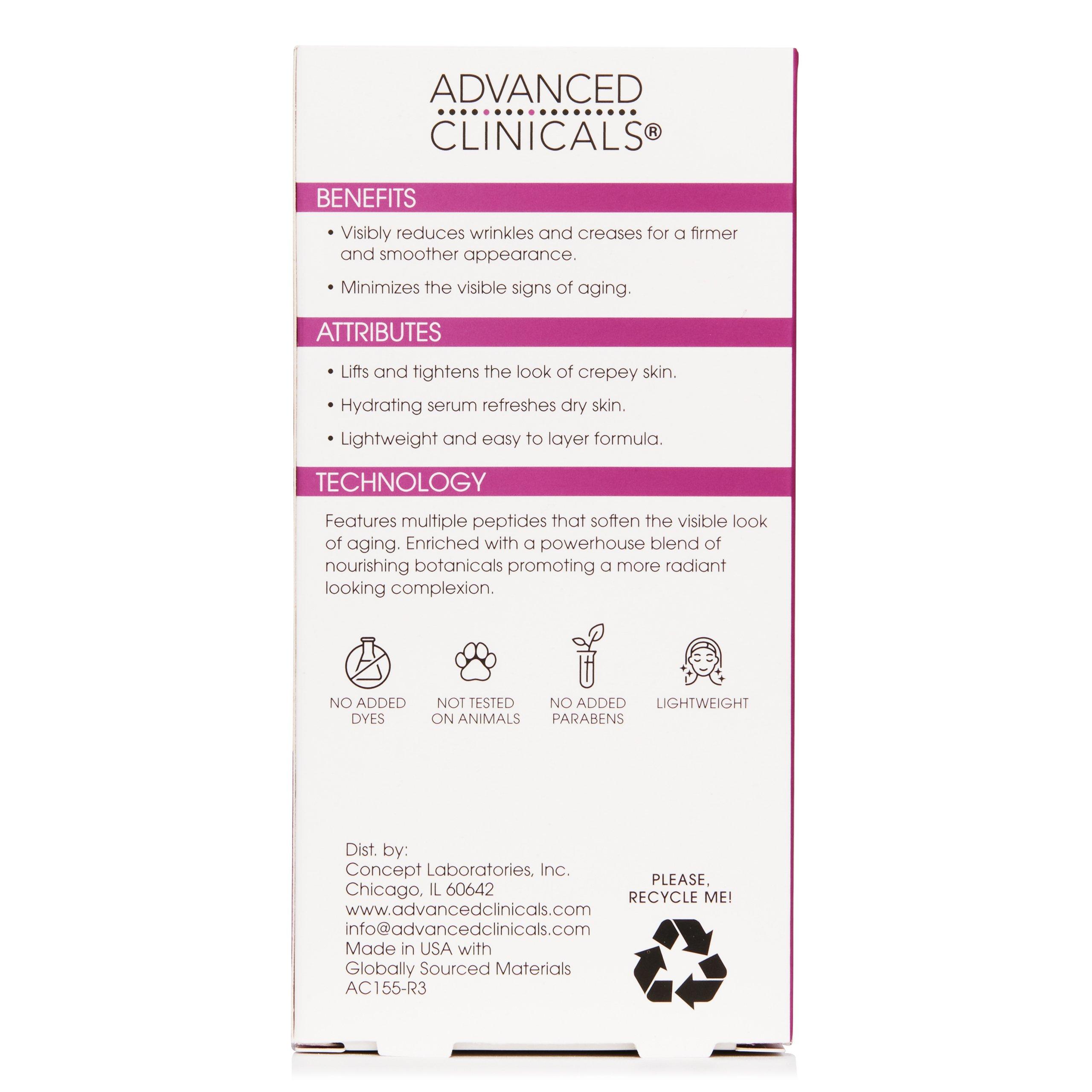 Advanced Clinicals Anti Wrinkle Multi Peptide Face Serum — фото 8