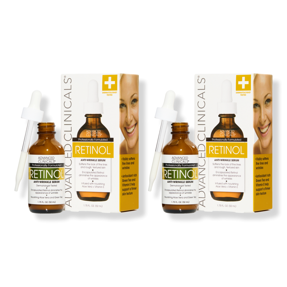 Advanced Clinicals Anti-Wrinkle Retinol Face Serum