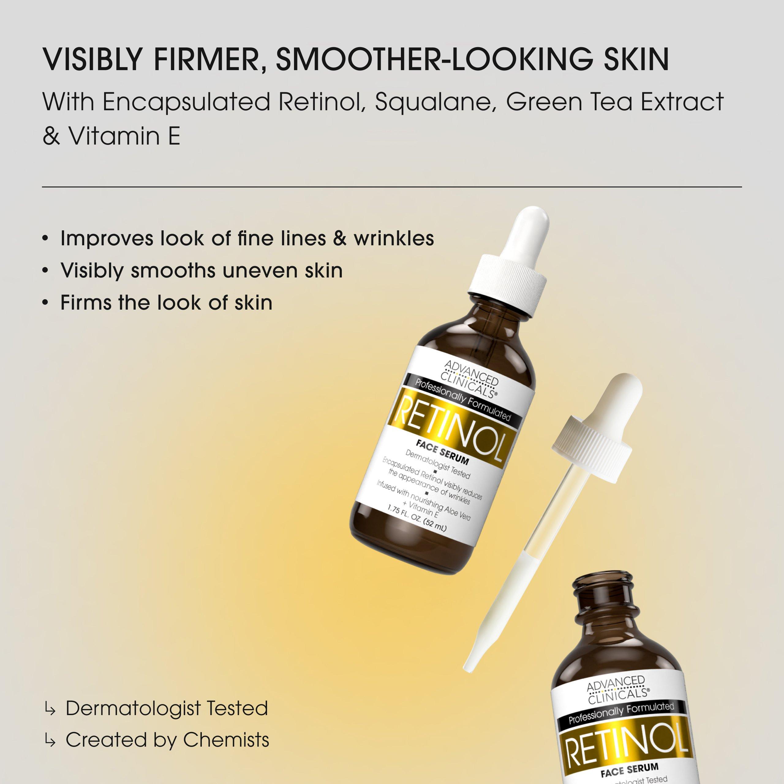 Advanced Clinicals Anti-Wrinkle Retinol Face Serum — фото 3