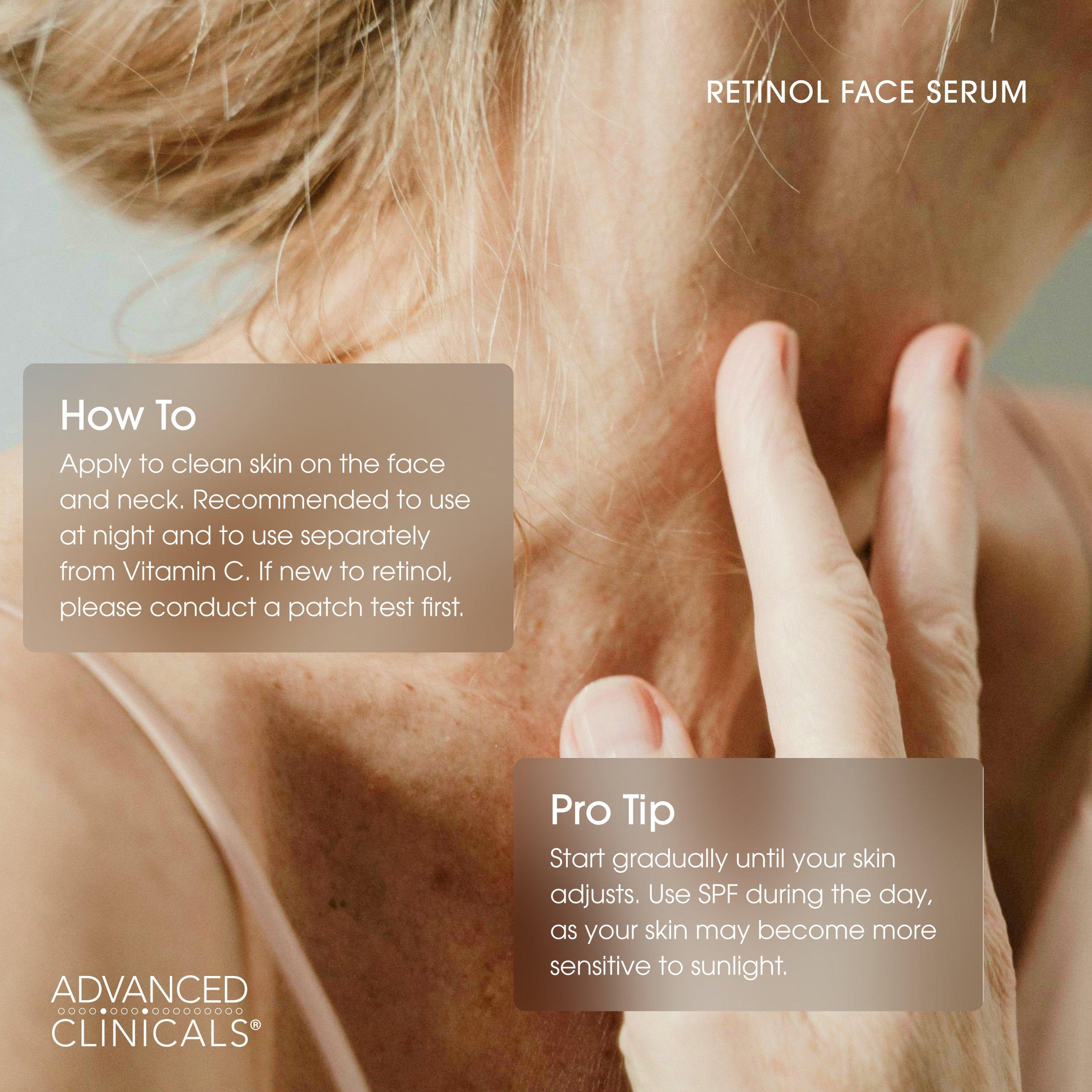 Advanced Clinicals Anti-Wrinkle Retinol Face Serum — фото 6