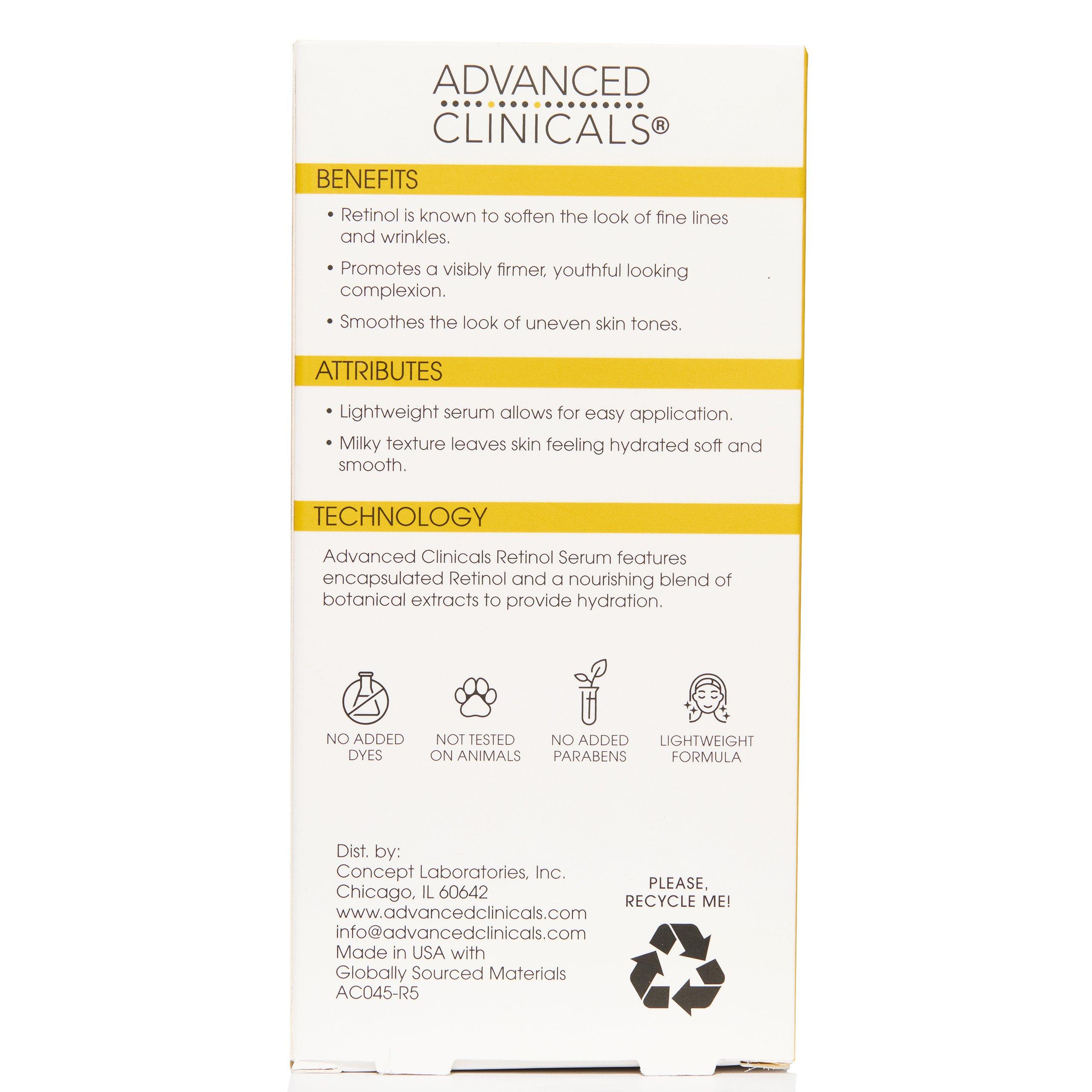 Advanced Clinicals Anti-Wrinkle Retinol Face Serum — фото 9