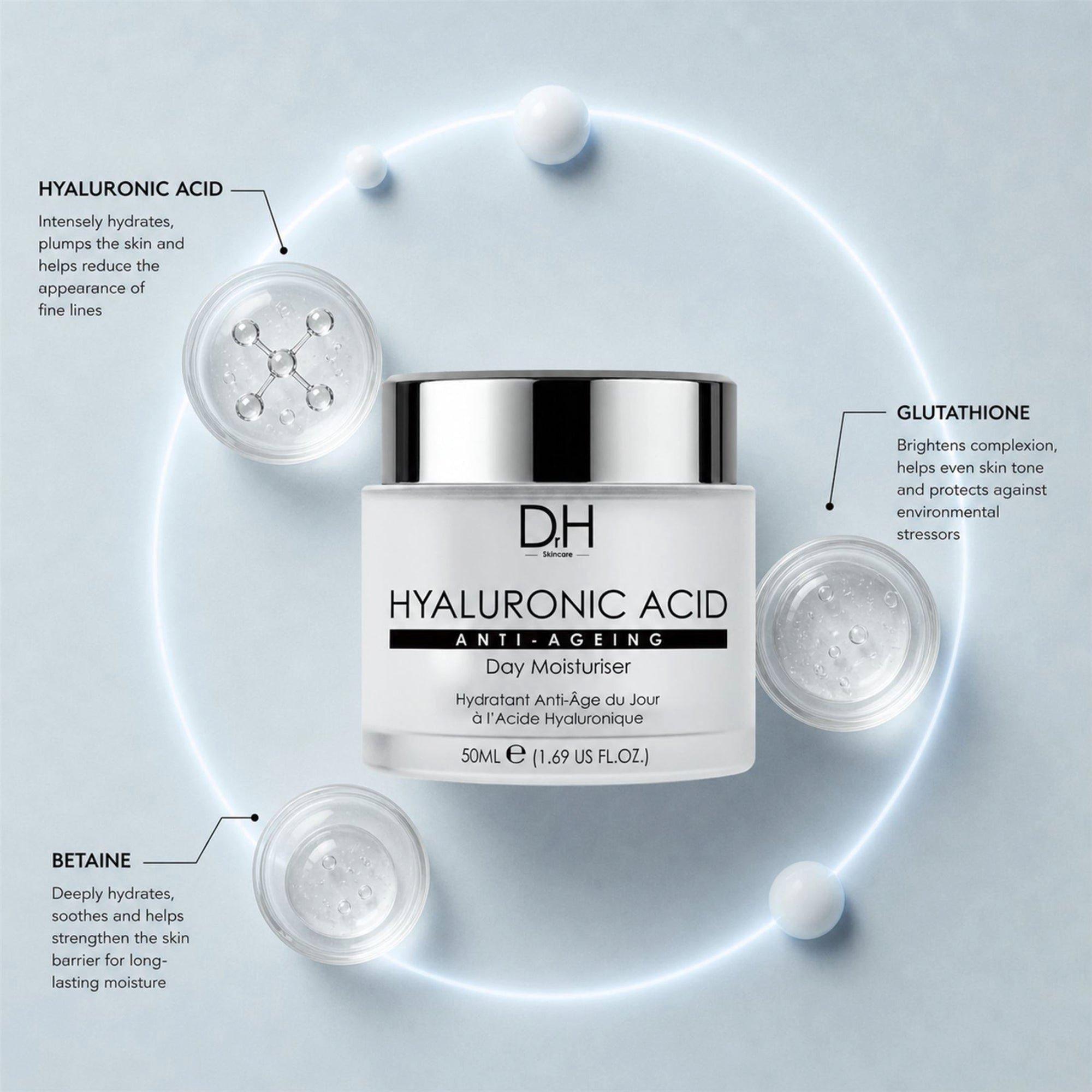 Dr H Hyaluronic Acid Anti-Aging Day Moisturizer — фото 2
