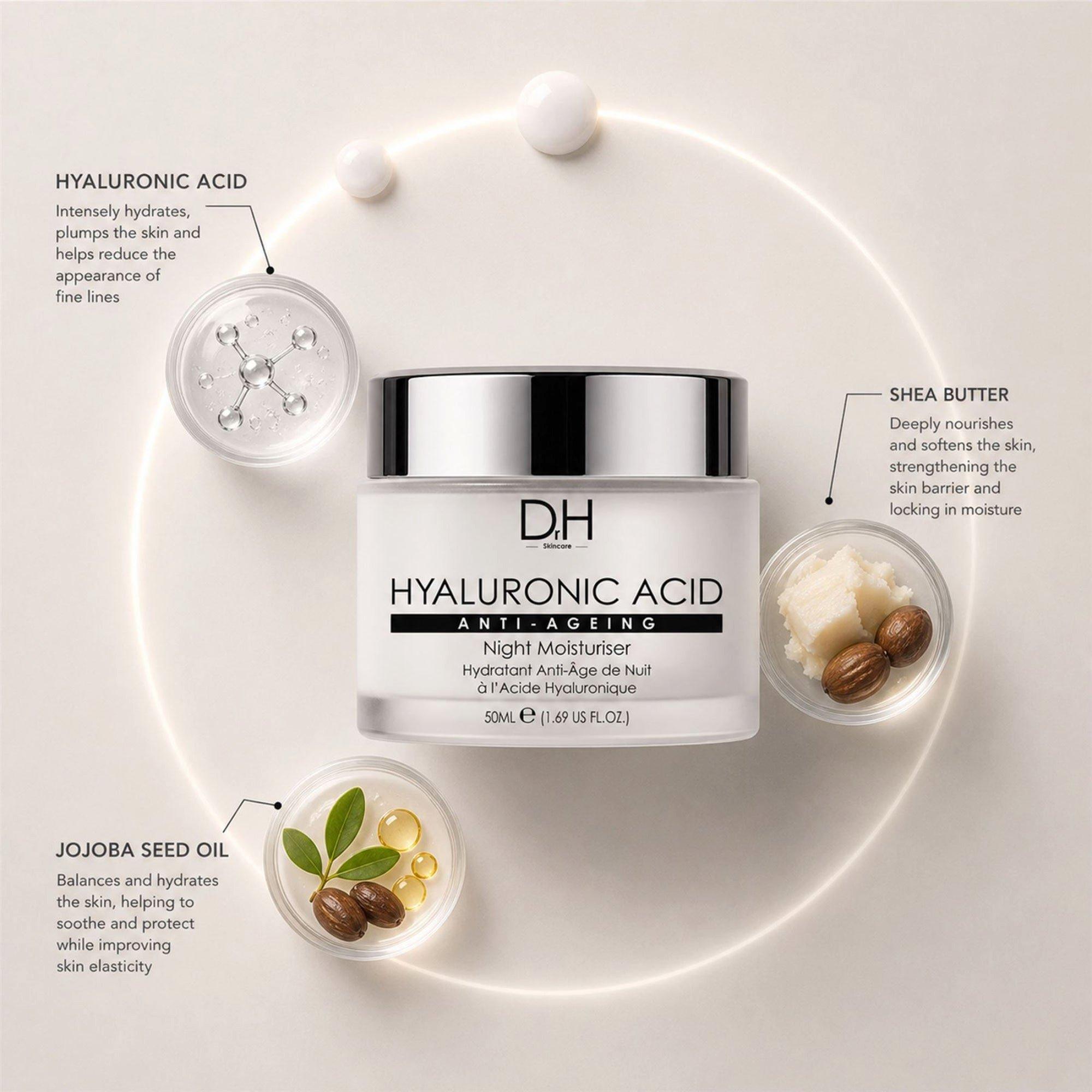 Dr H Hyaluronic Acid Anti-Aging Night Moisturizer — фото 2