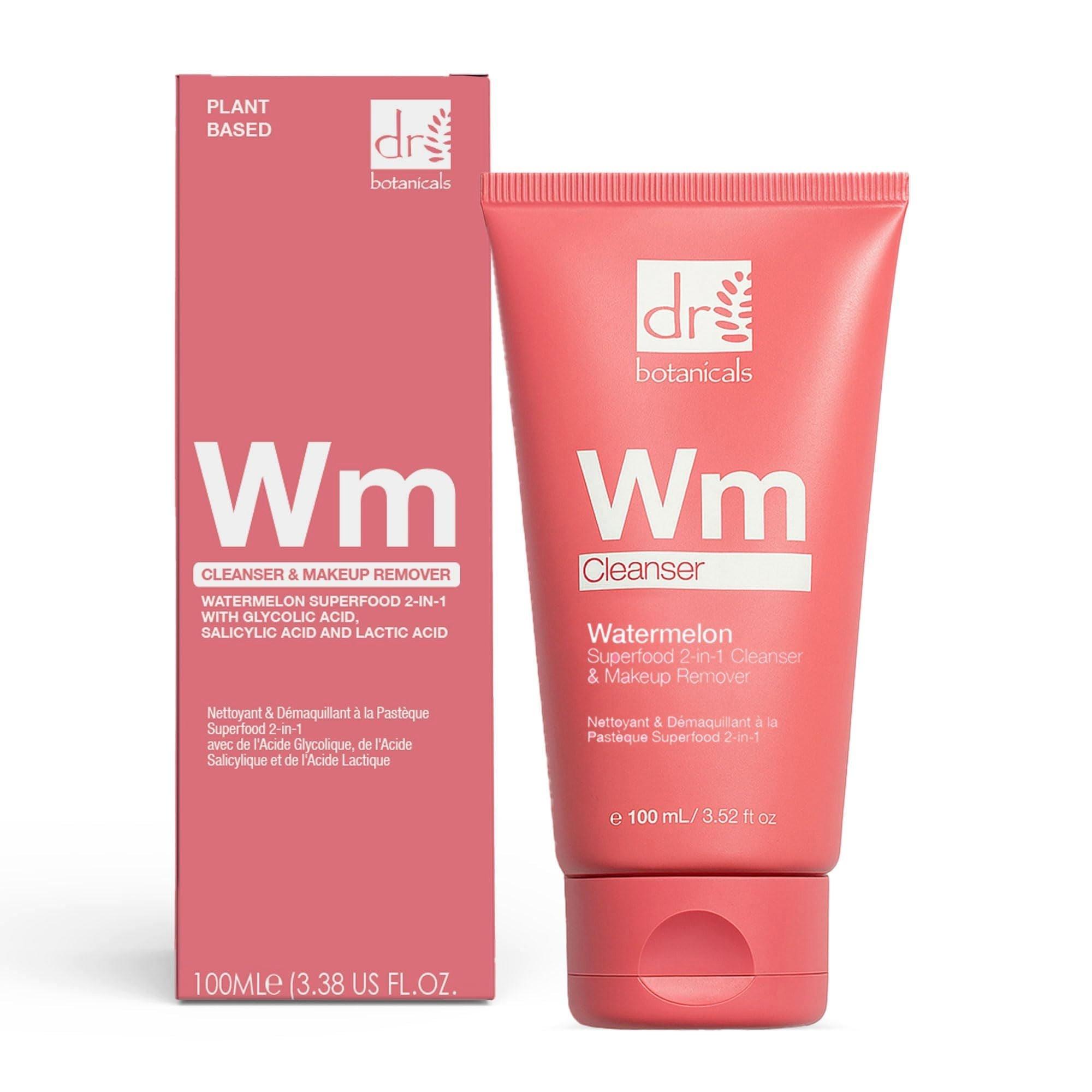 Очищающее средство и средство для снятия макияжа 2-в-1 Dr Botanicals Watermelon Superfood — фото 4