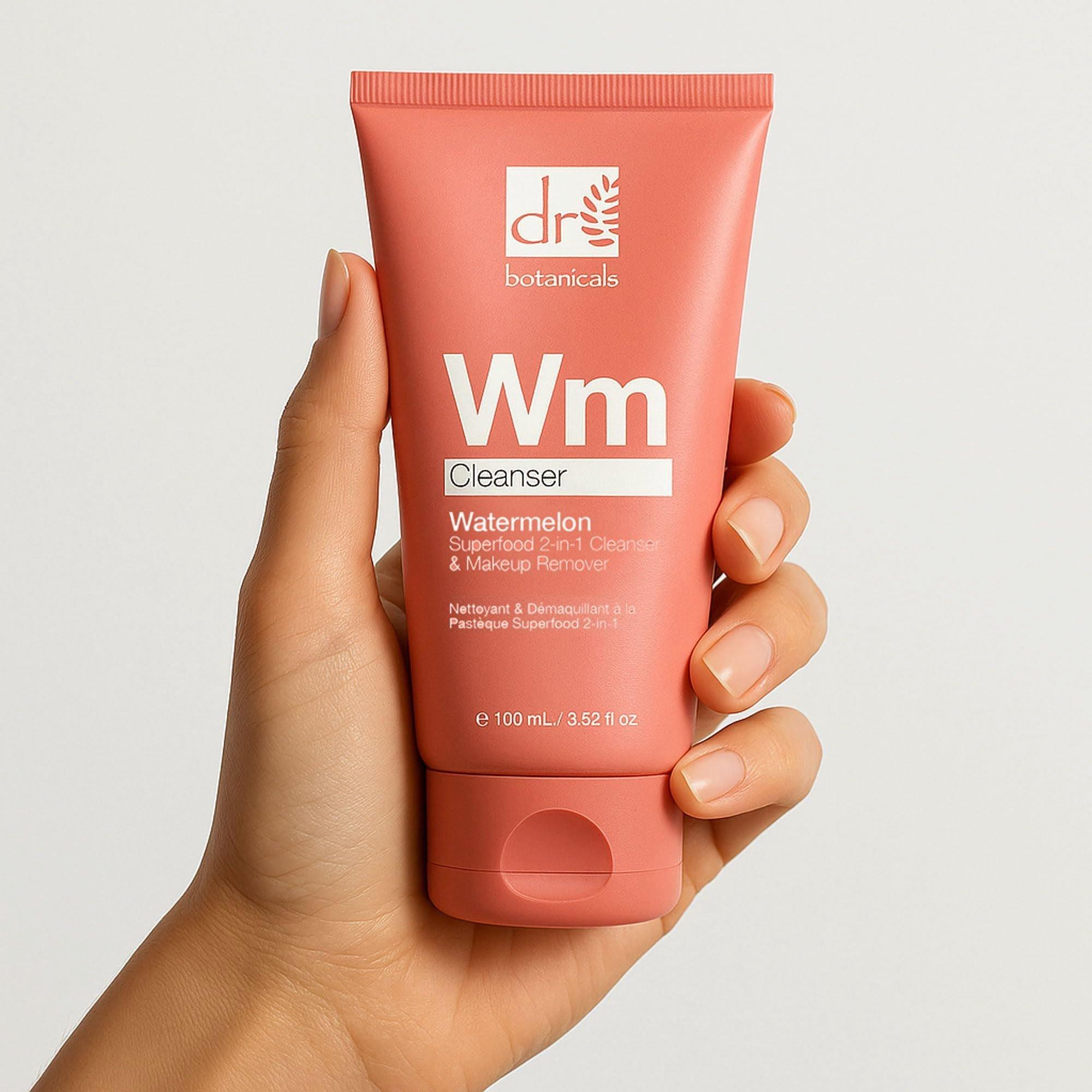 Очищающее средство и средство для снятия макияжа 2-в-1 Dr Botanicals Watermelon Superfood — фото 6