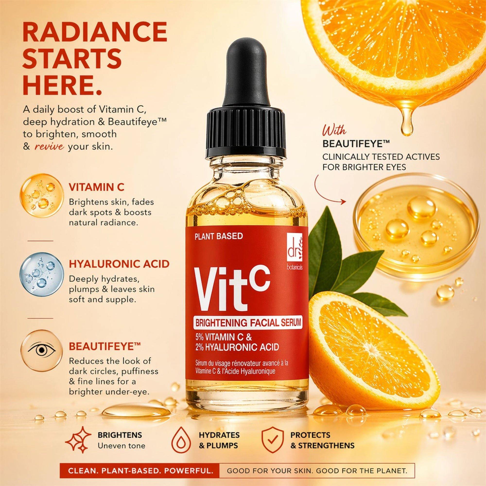 Антивозрастная осветляющая сыворотка для лица Dr Botanicals — фото 3