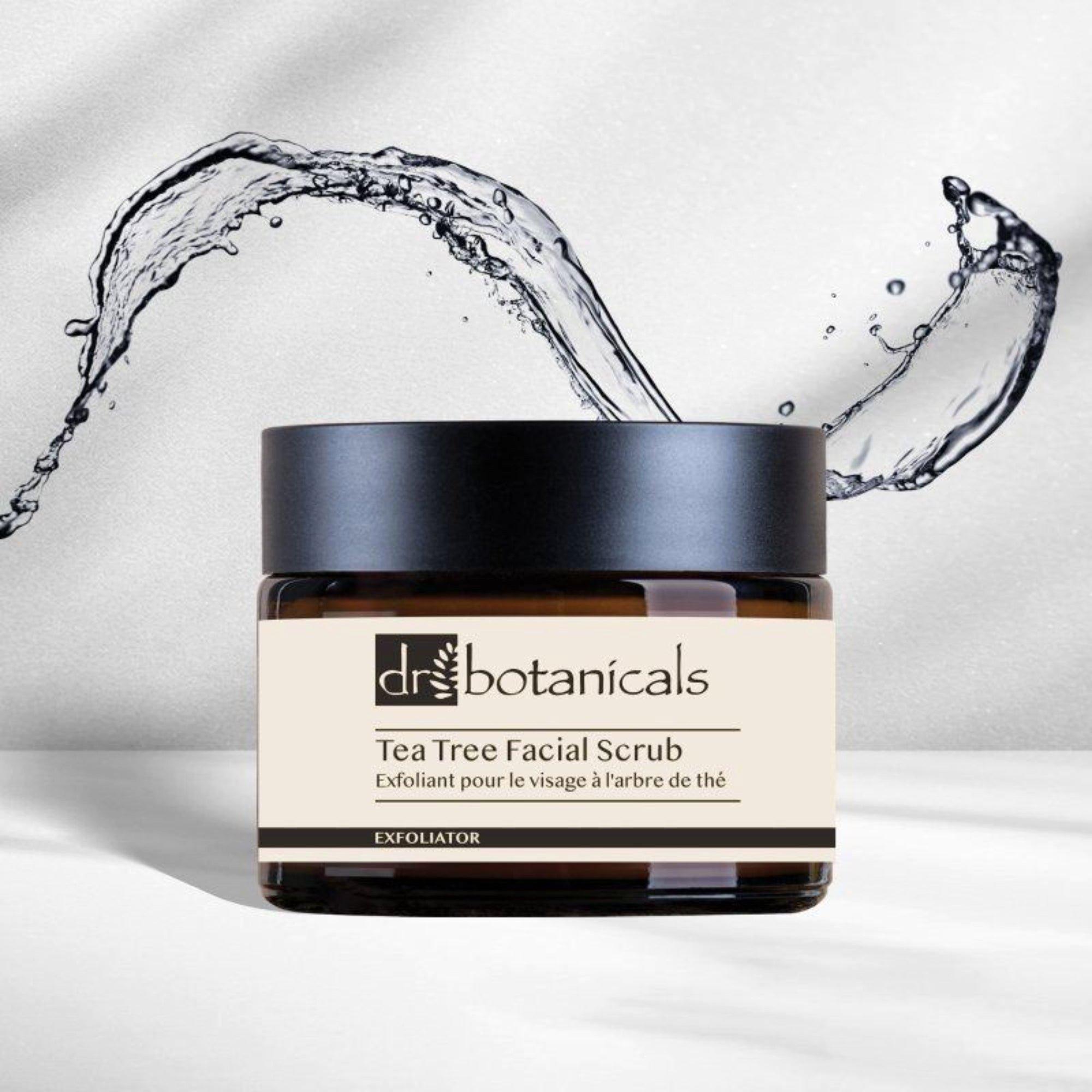 Антивозрастной скраб для лица с чайным деревом Dr Botanicals — фото 2