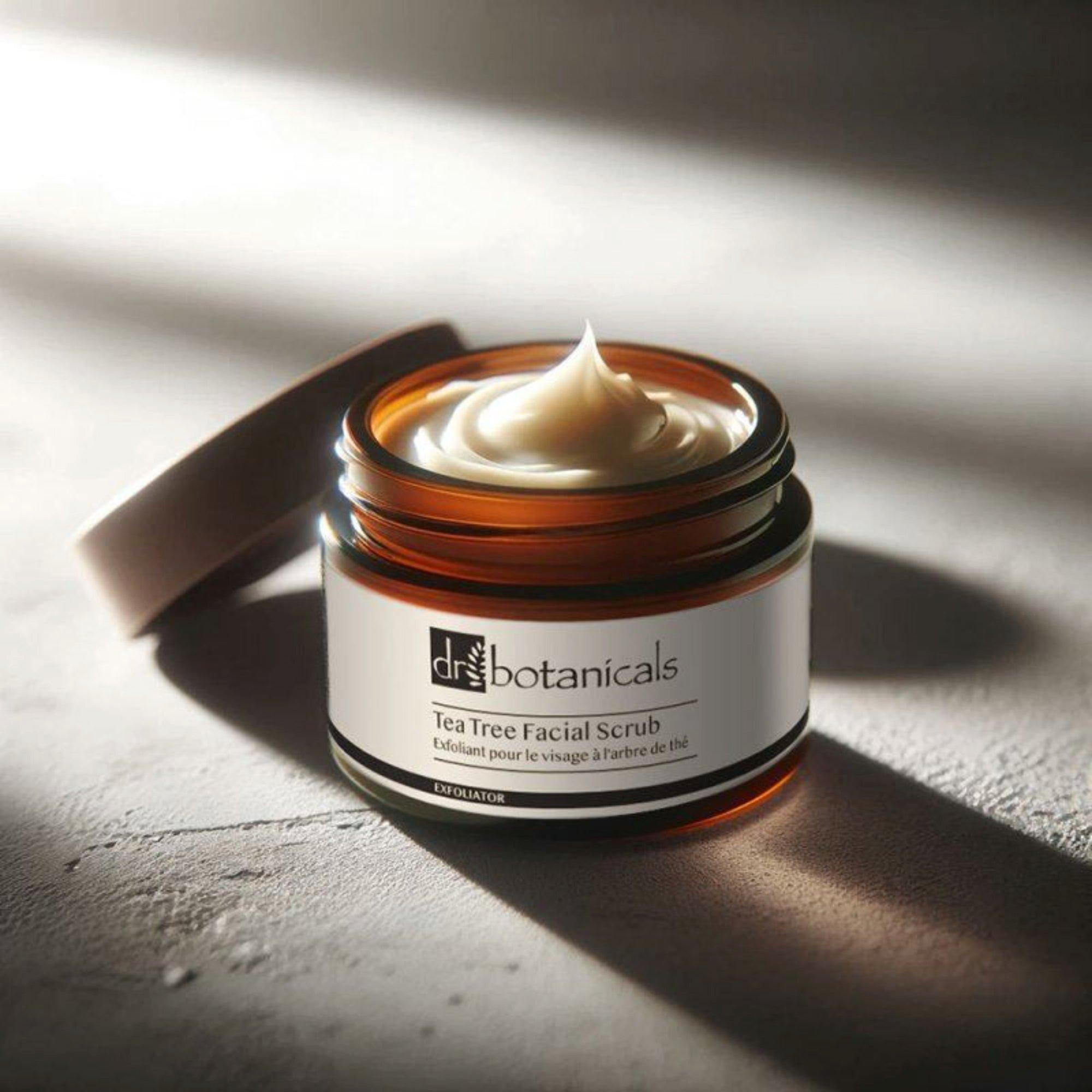 Антивозрастной скраб для лица с чайным деревом Dr Botanicals — фото 3
