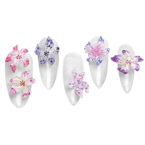 3H Nails Orchid Blossom - 120+ Assorted Nail Charms #2