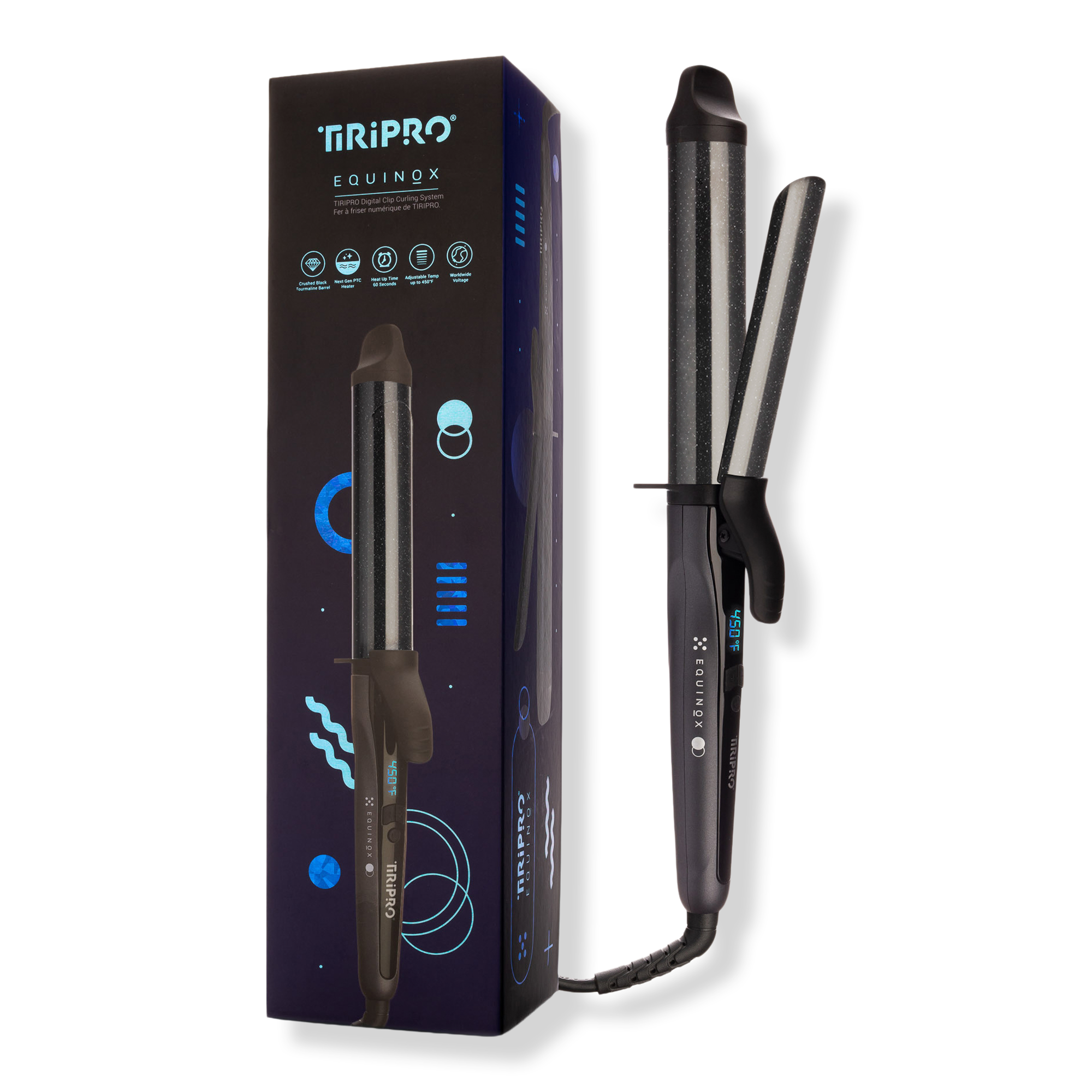 Tiri Pro Equinox Digital Professional Clip Curler, цвет: Серый — фото 1