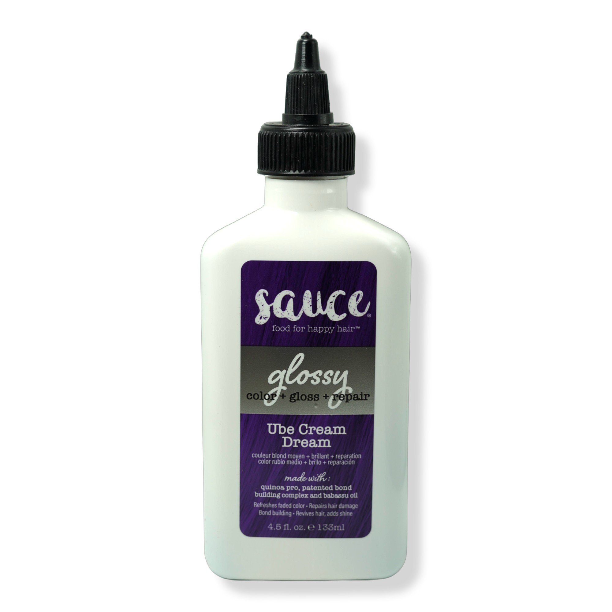 Sauce Beauty Glossy Color+Gloss+ Repair Hibiscus Heat #1