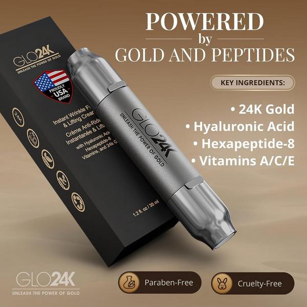 Glo24k Instant Wrinkle Filler & Lifting Cream #2