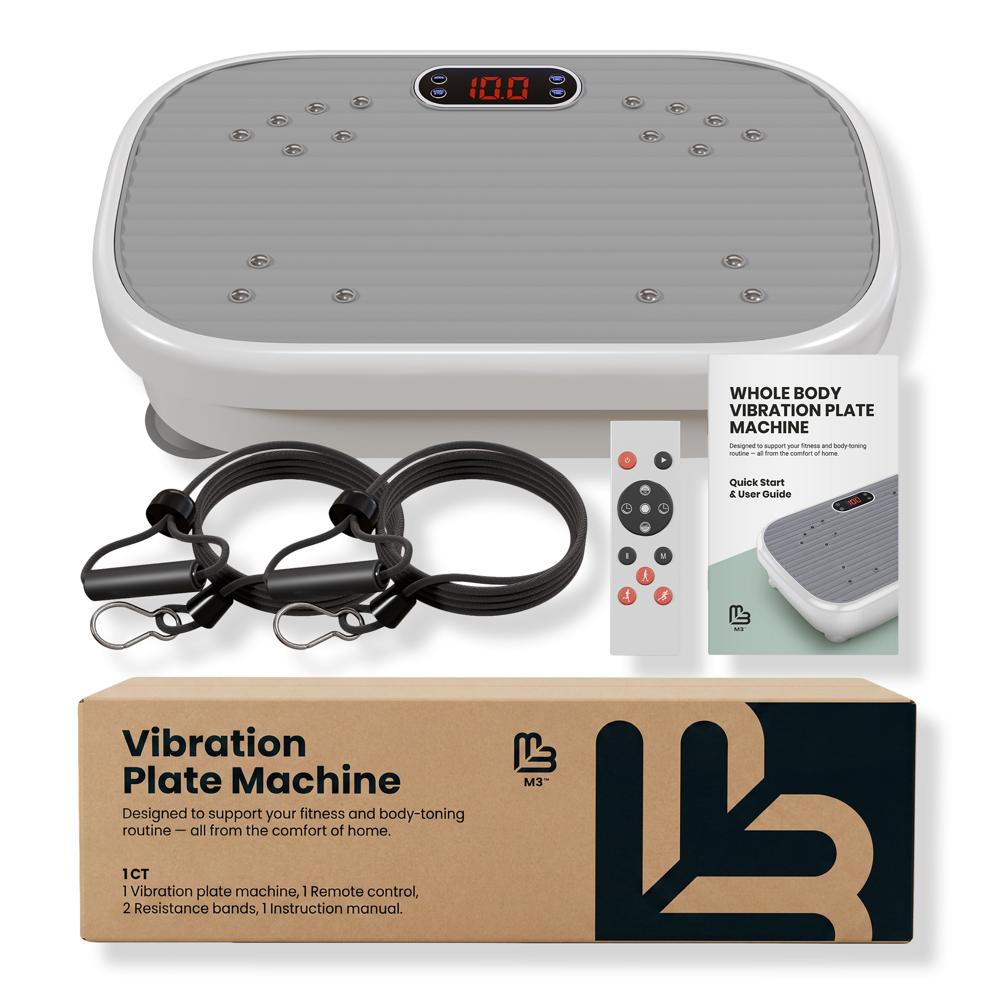 M3 Whole Body Vibration Plate Exercise Machine #1