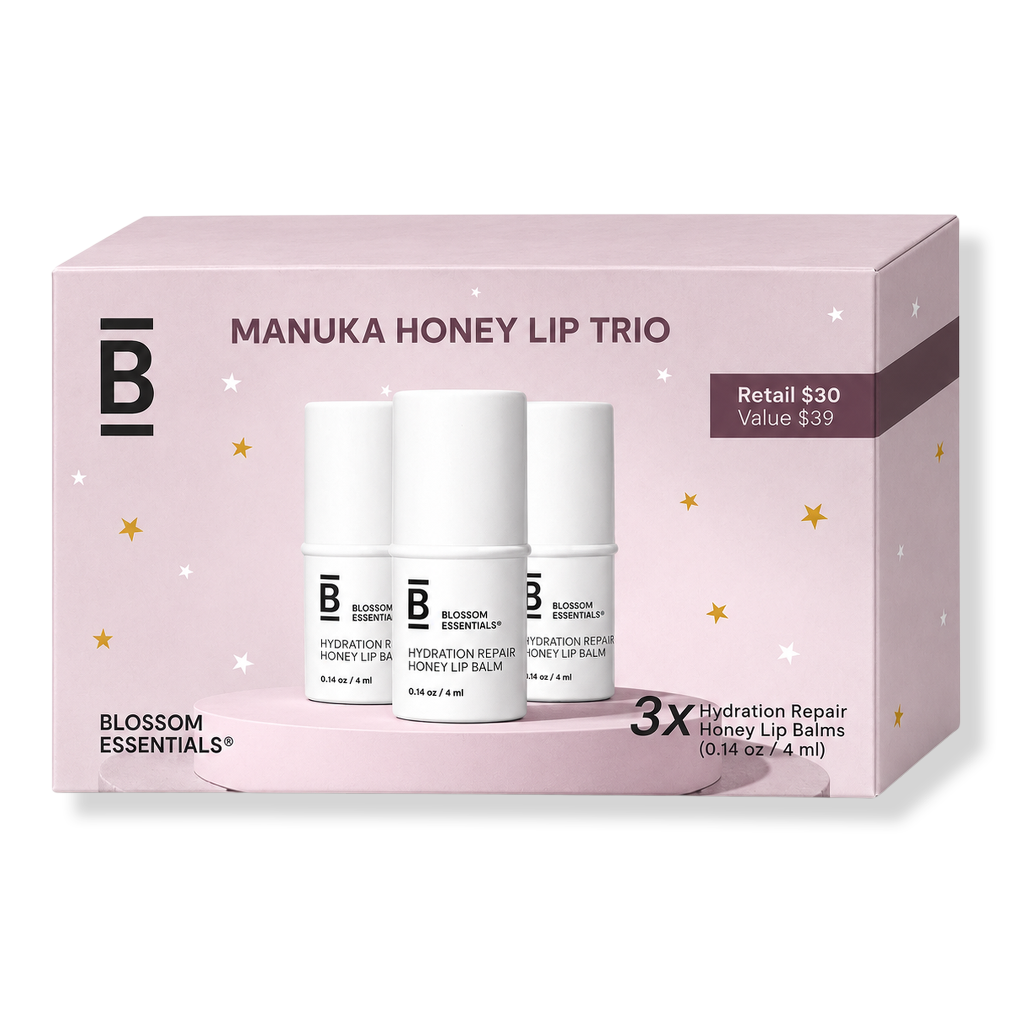 Blossom Essentials Manuka Honey Lip Trio — фото 1
