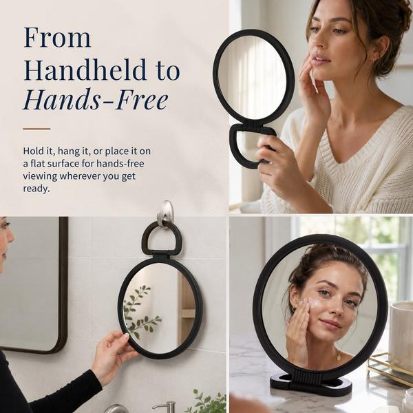 Zadro Dual-Sided Handheld Mirror with Soft-Touch Handle #8