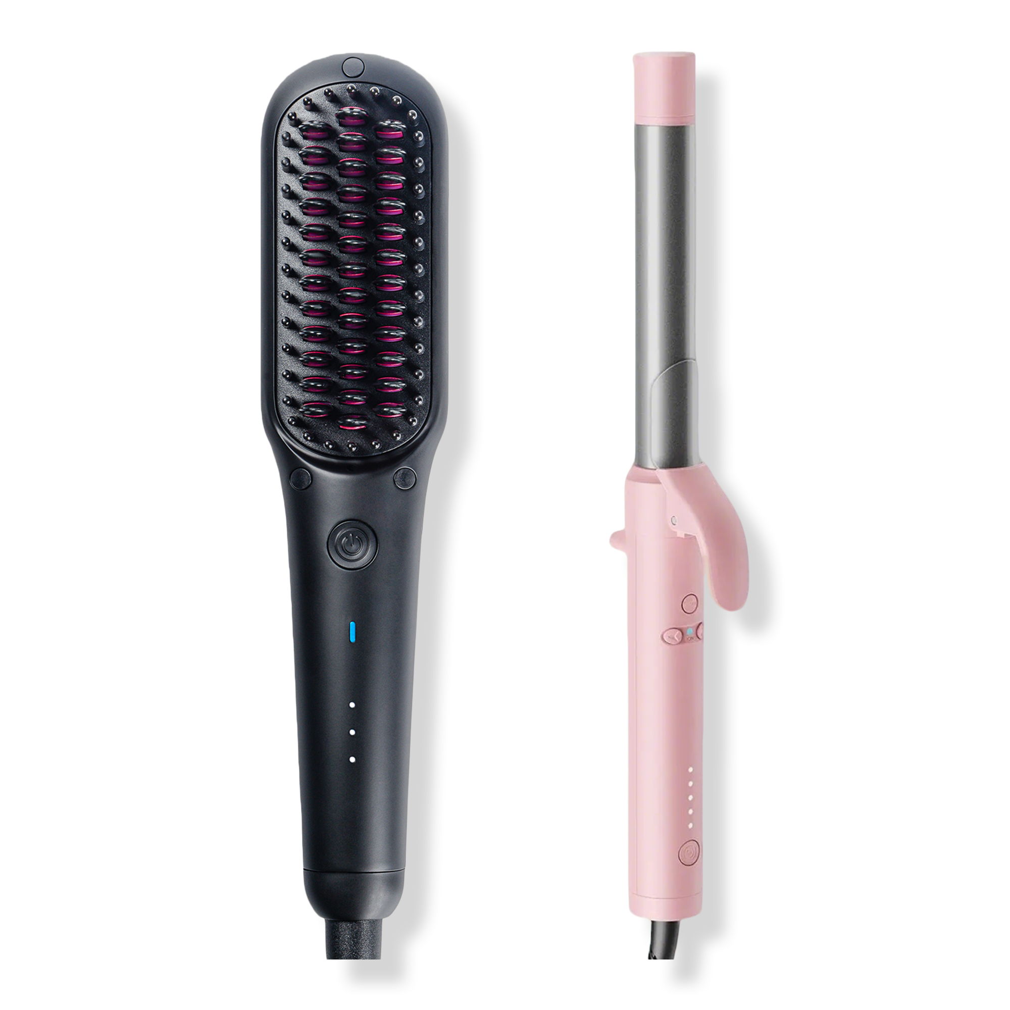 TYMO Beauty iONIC mini Black Hair Straightening Brush+Ionic Rotating Curling lron #1